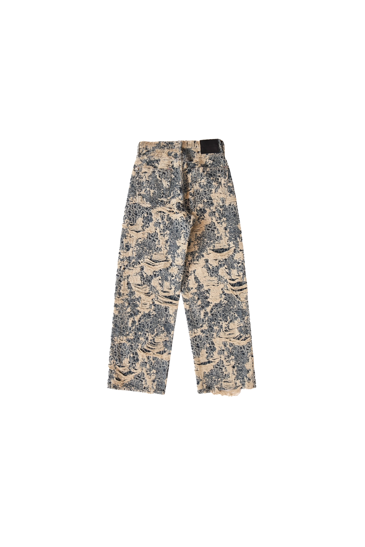 Acne Studios 1981 Fit Denim Distressed Monogram Jeans Blue 1