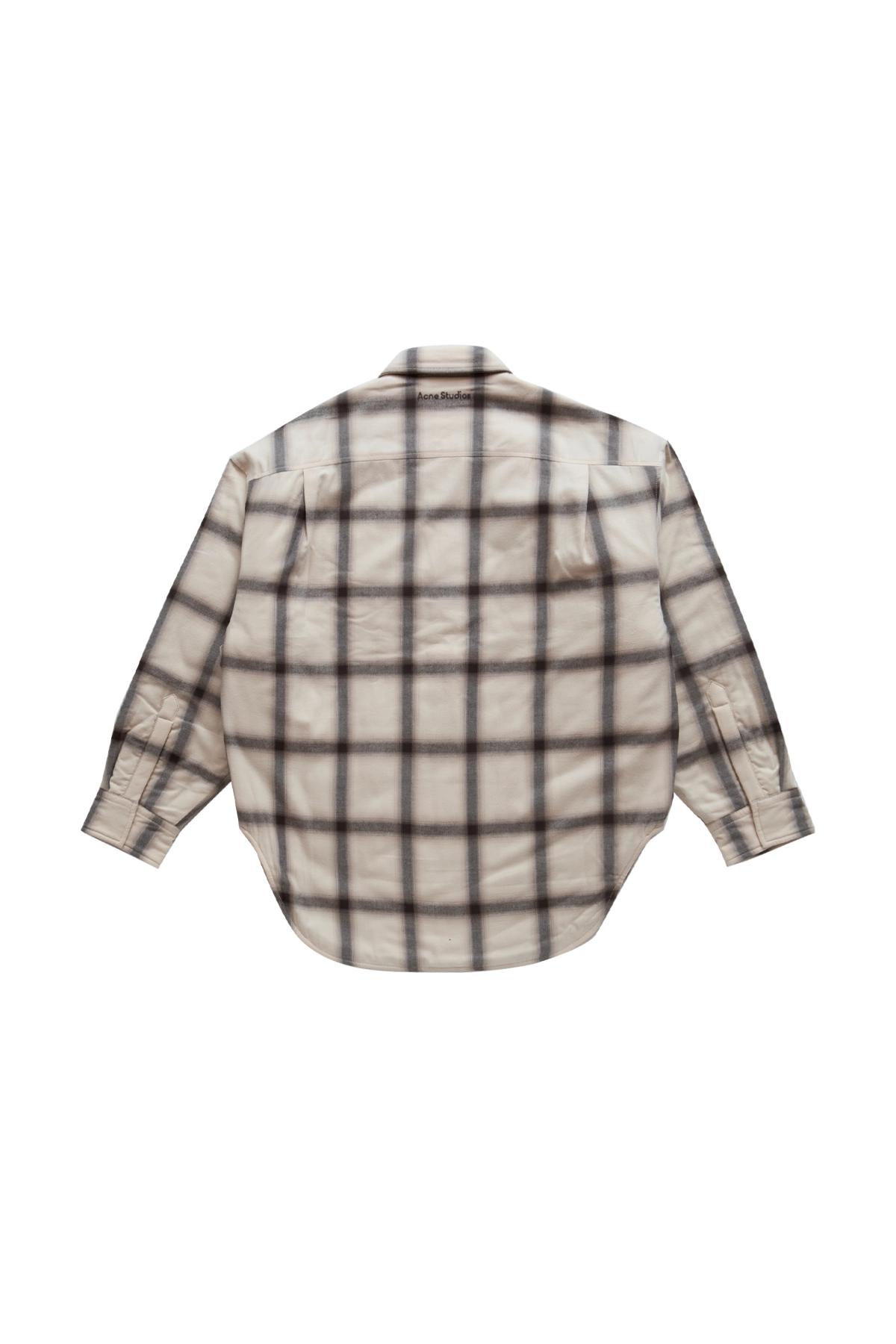 Acne Studios Flannel Check Shirt Jacket Beige/Multi – ESSXNYC Acne Studios Flannel Check Shirt Jacket Beige/Multi – ESSXNYC