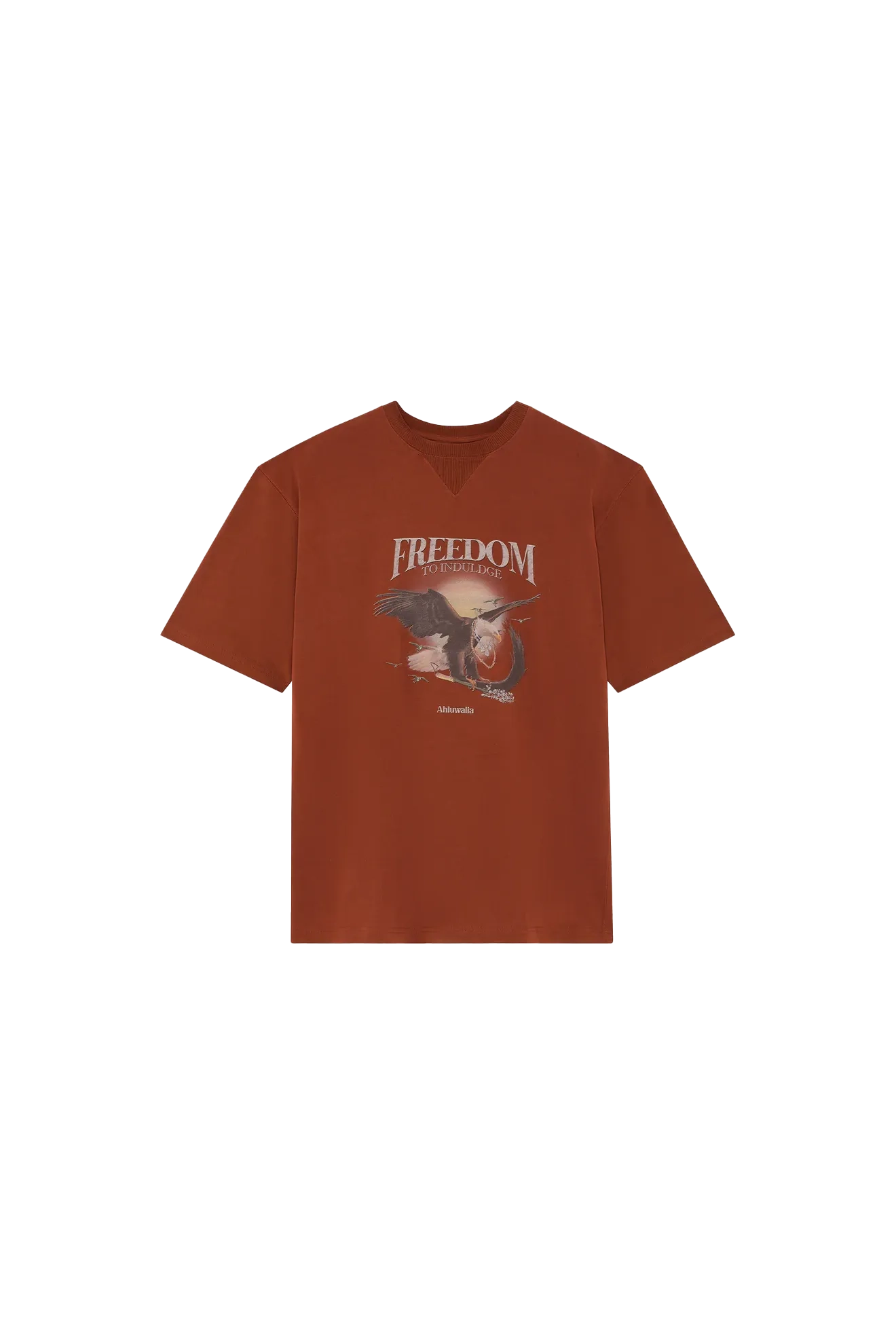 Ahluwalia Freedom To Indulge Tee in Brown