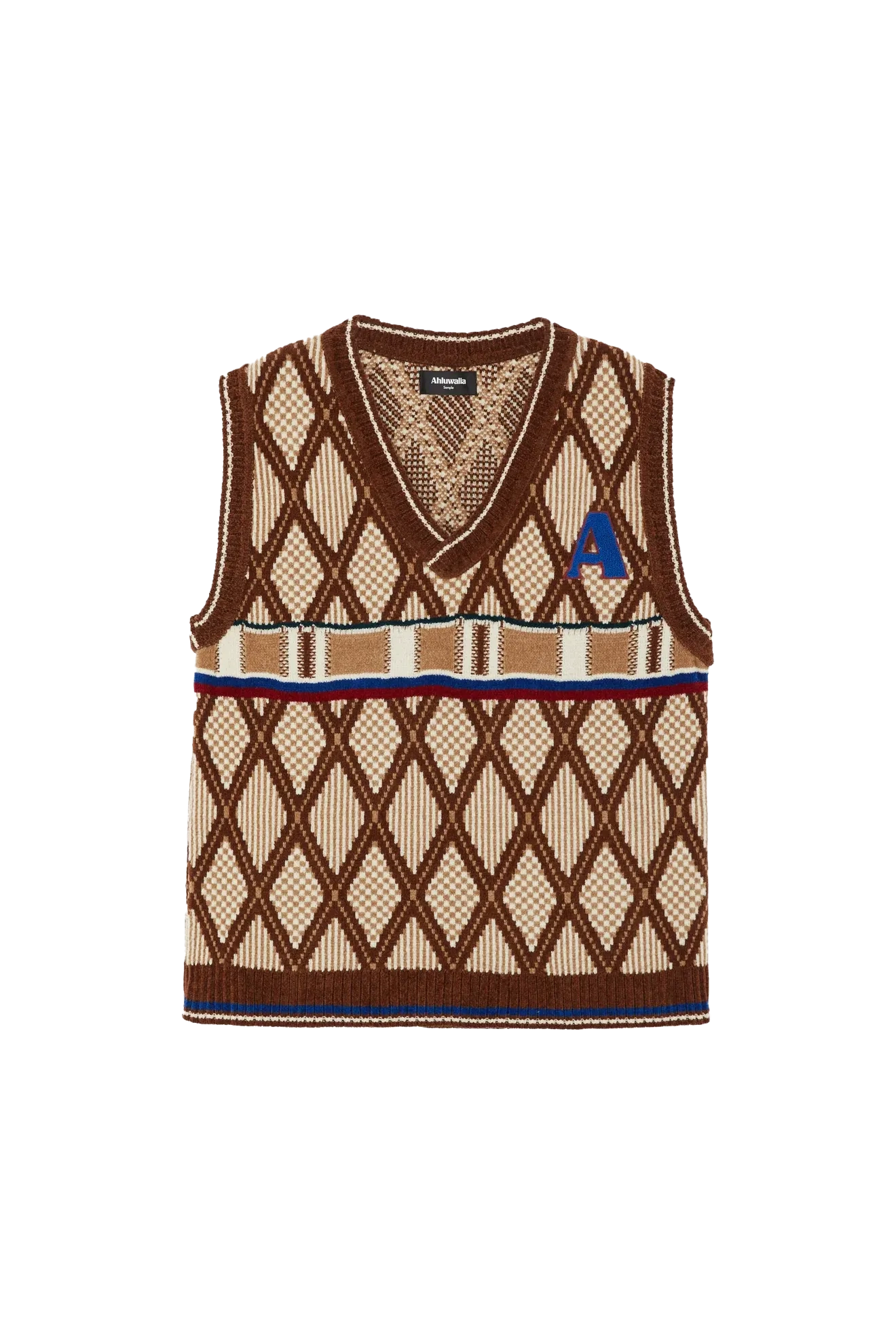 Ahluwalia Kingpin Knitted Vest Brown