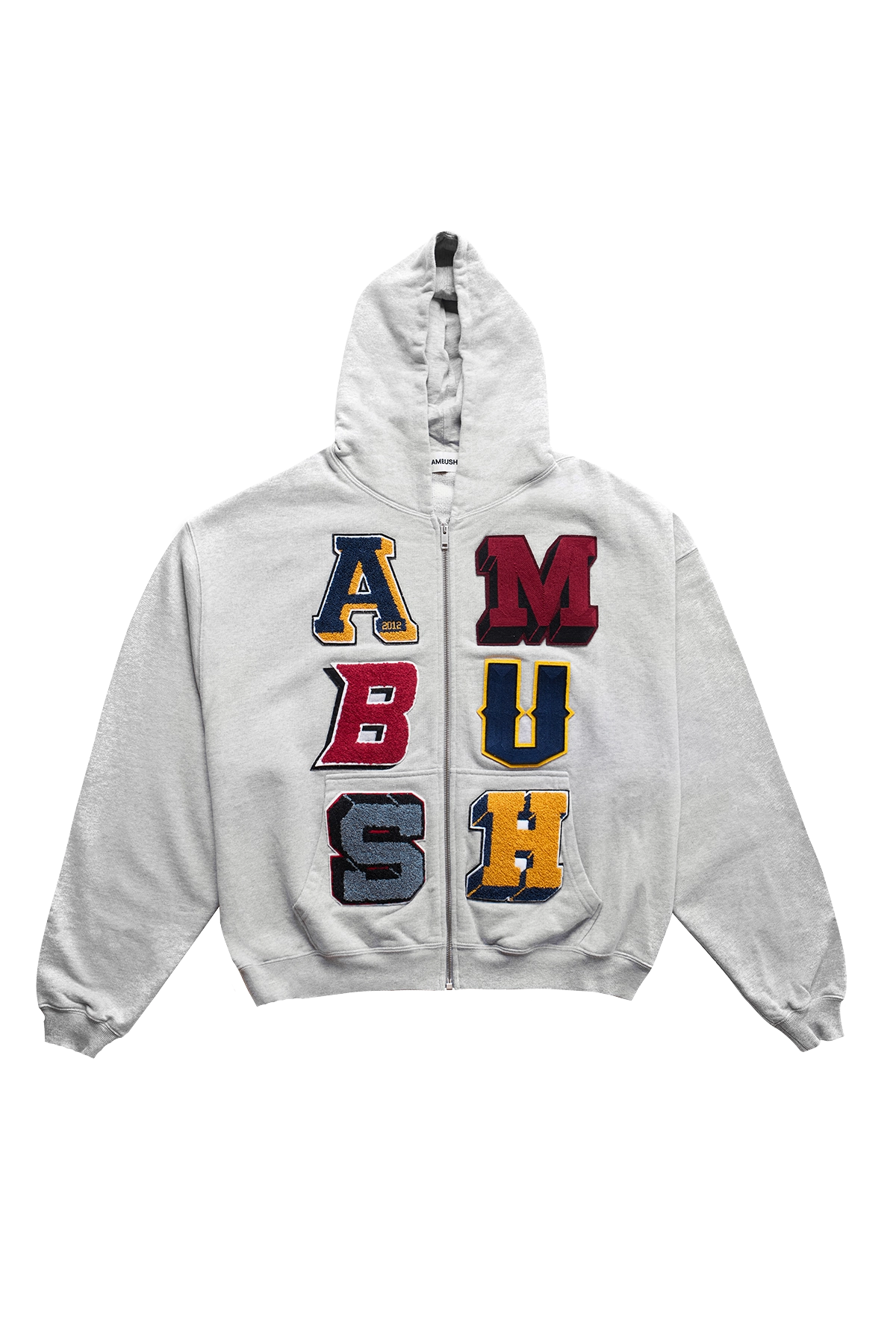 Ambush Zip Up Sweatshirt Gray