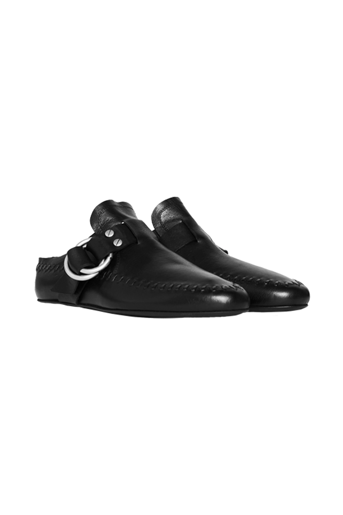 Ann Demeulemeester Ande Soft Shade Rounded Toe Loafers - Womens Ann Demeulemeester Ande Soft Shade Rounded Toe Loafers - Womens
