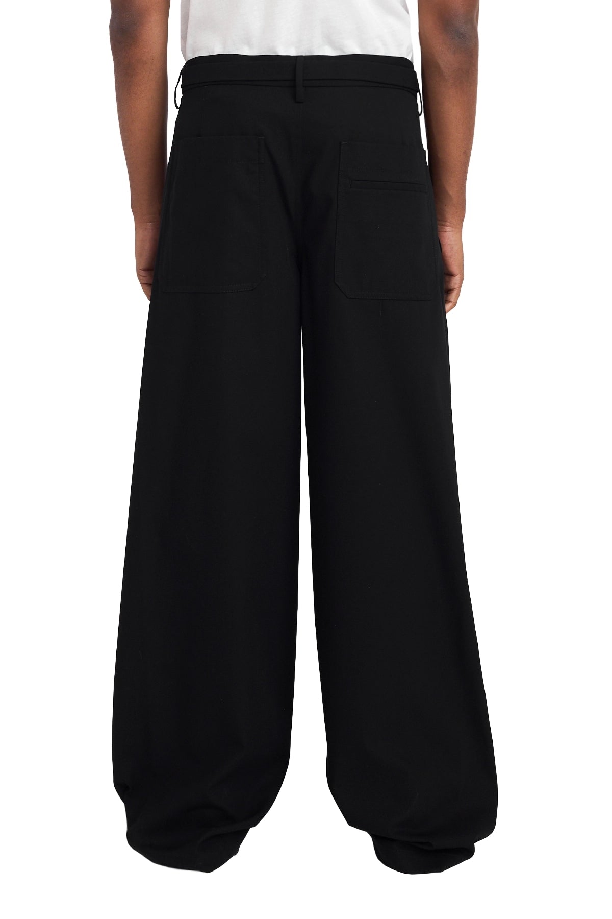Ann Demeulemeester Norulf Workwear High Comfort Trousers Black