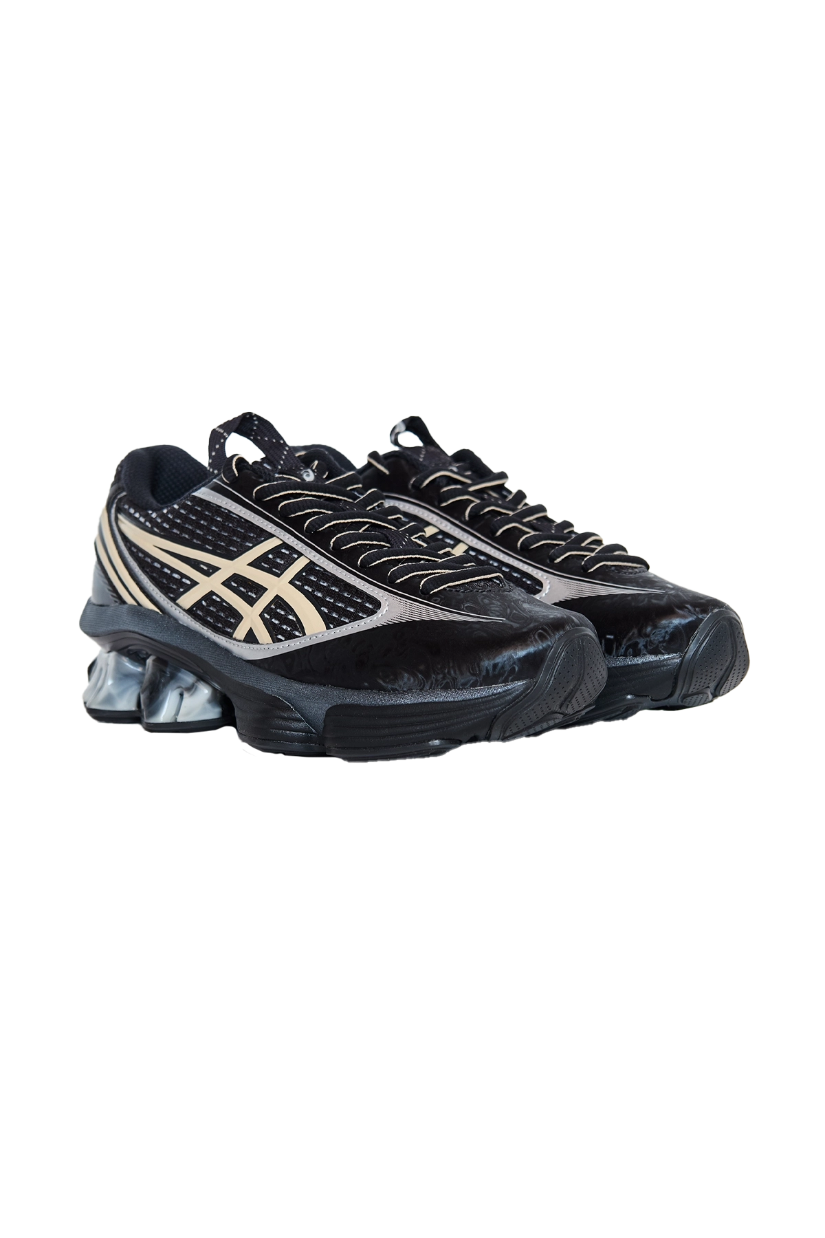 Asics Kiko Curation US6-S Gel-Kinetic Fluent Sneaker Black/Vanilla