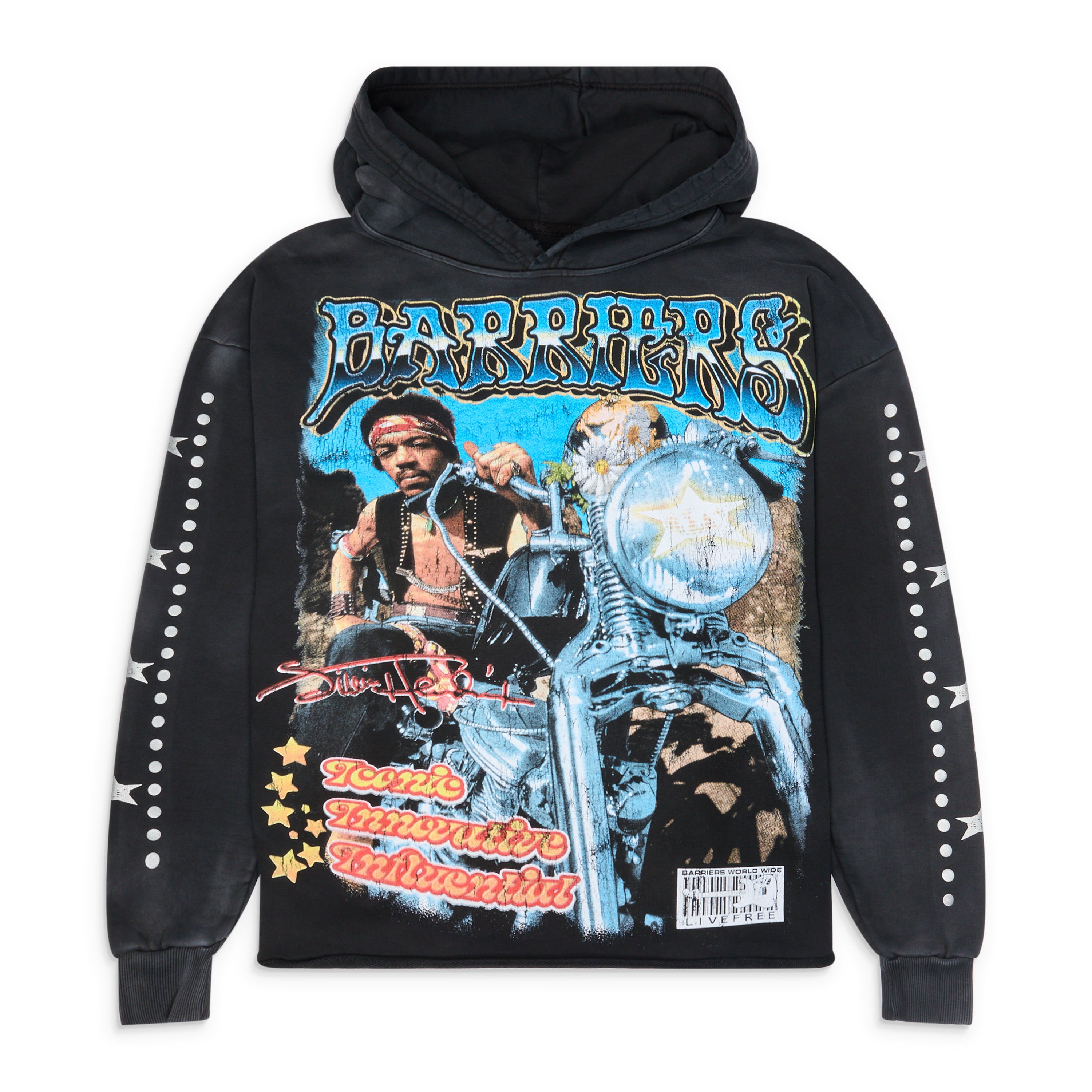 Barriers Ezy Ryder Hoodie Black