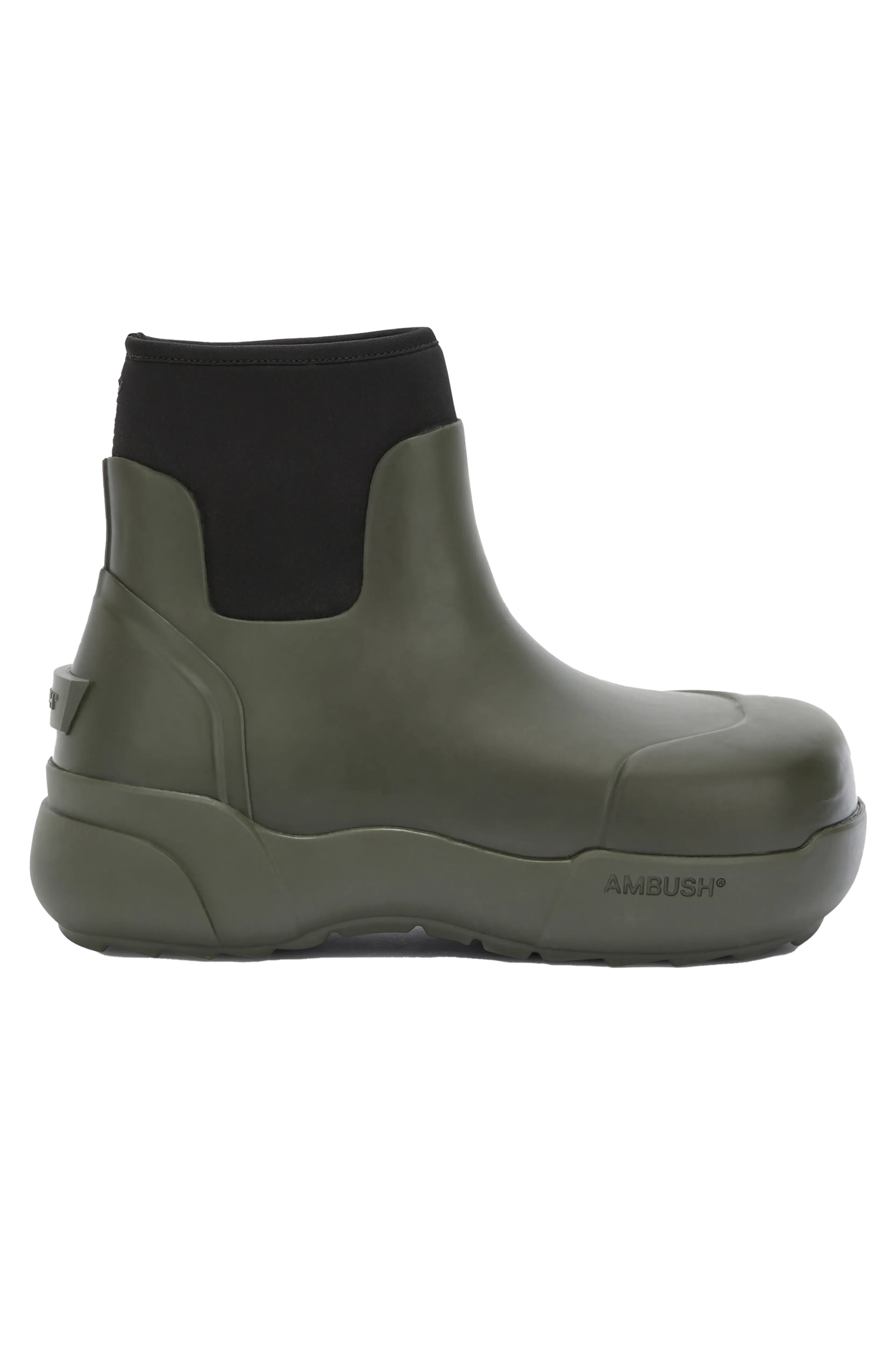 AMBUSH Rubber Ankle Boot Shoes Green 7540