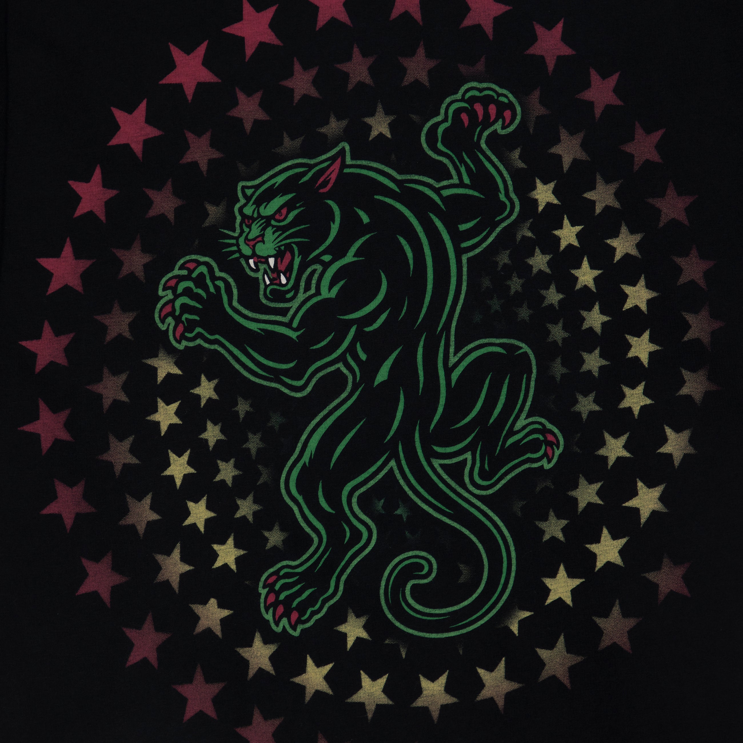 Barriers Star Panther Tee Black - detail