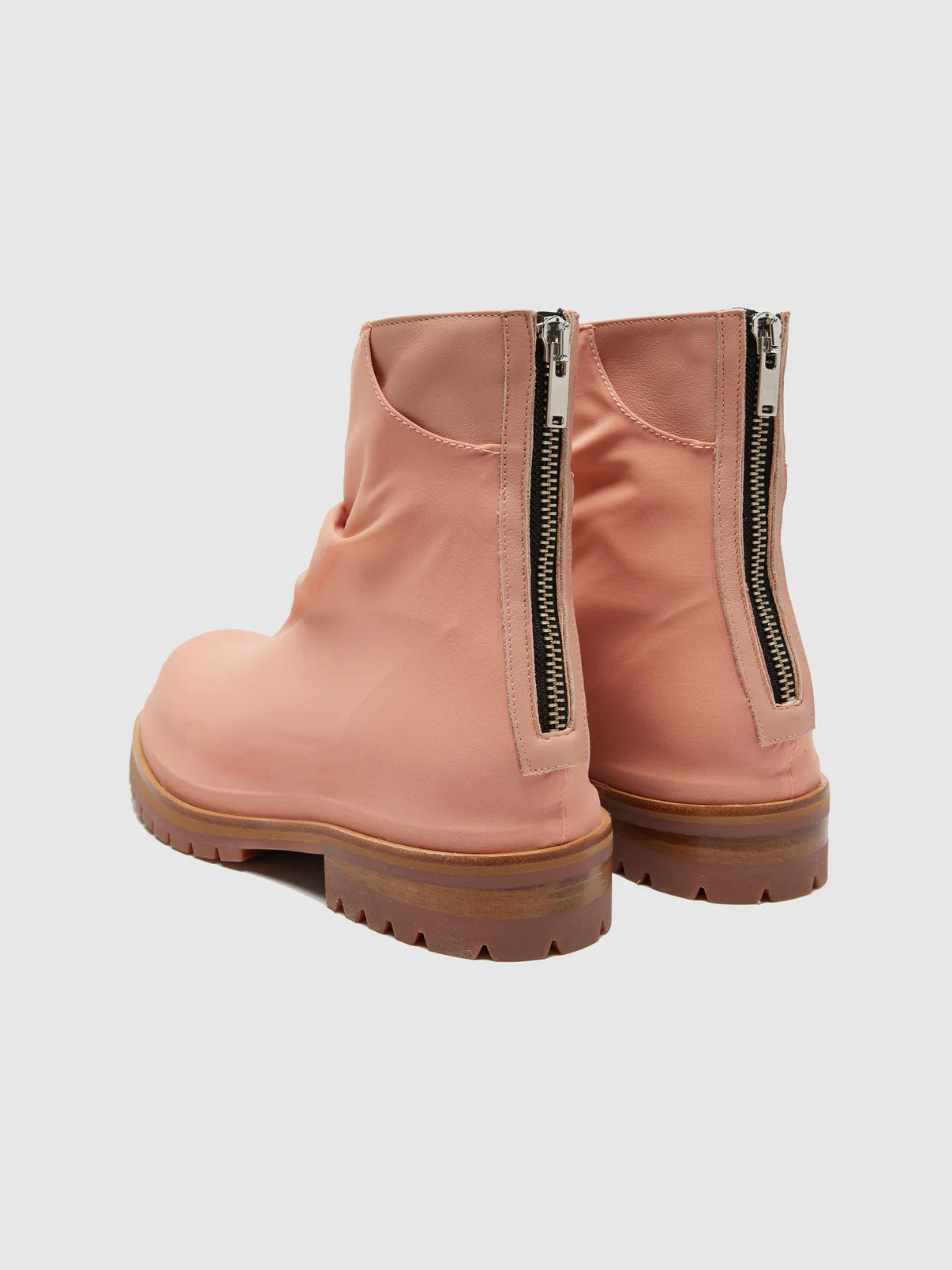 424 MARATHON ZIPPED BOOTS IN PINK