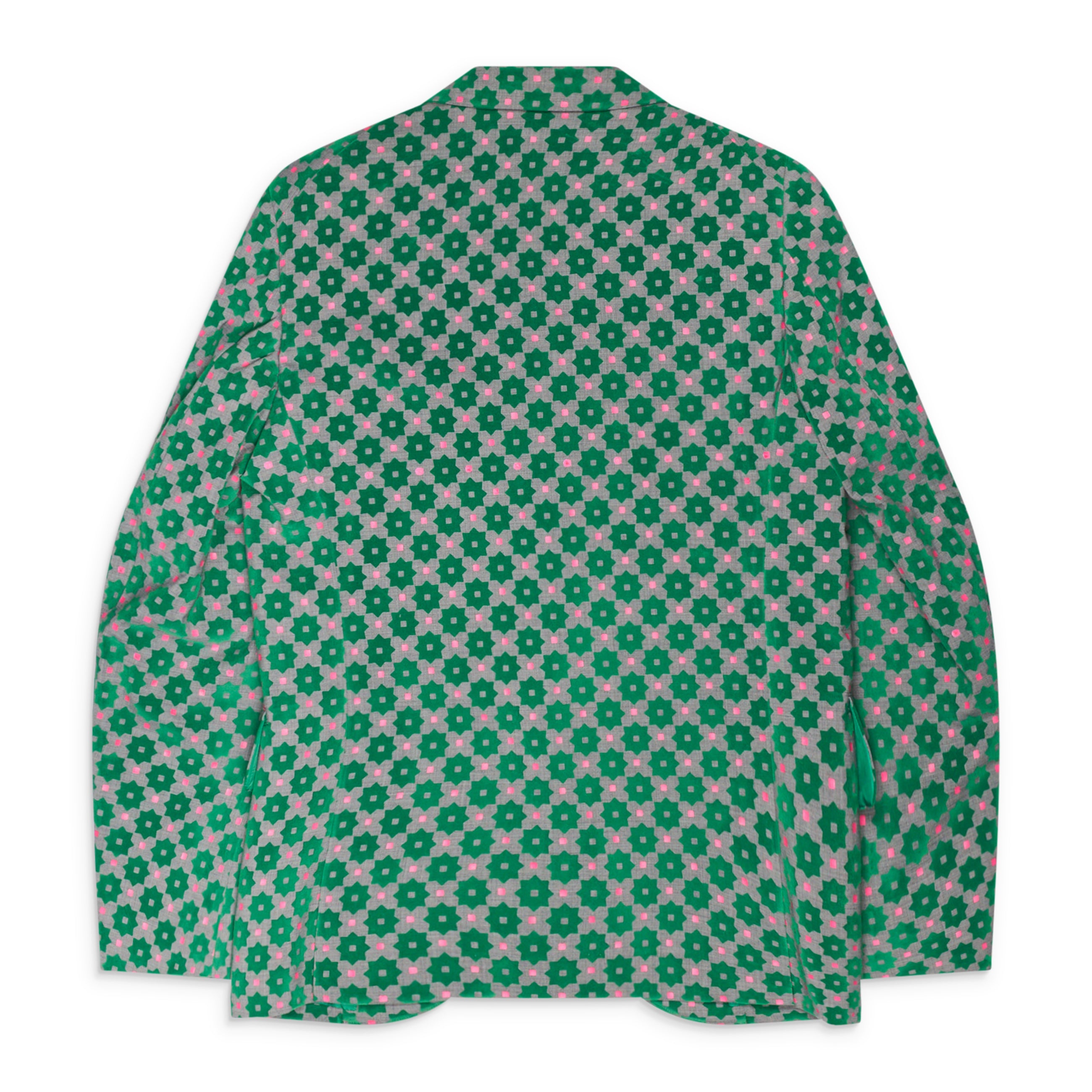 Comme Des Garcons Homme Plus Printed Three Buttons Blazer Multicolor