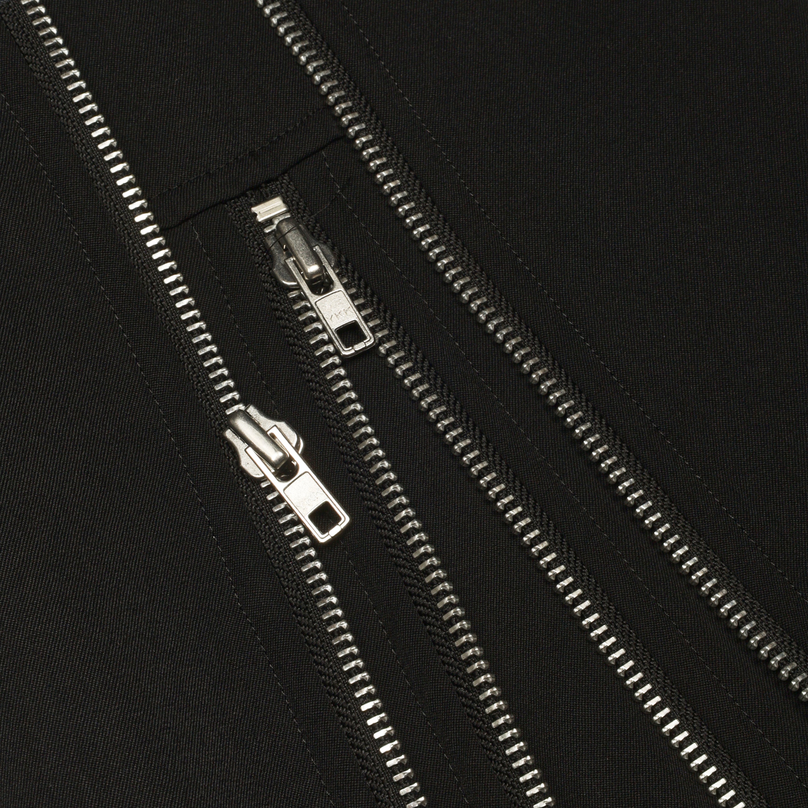 Comme Des Garcons Homme Plus Slim Trousers With Zips Black