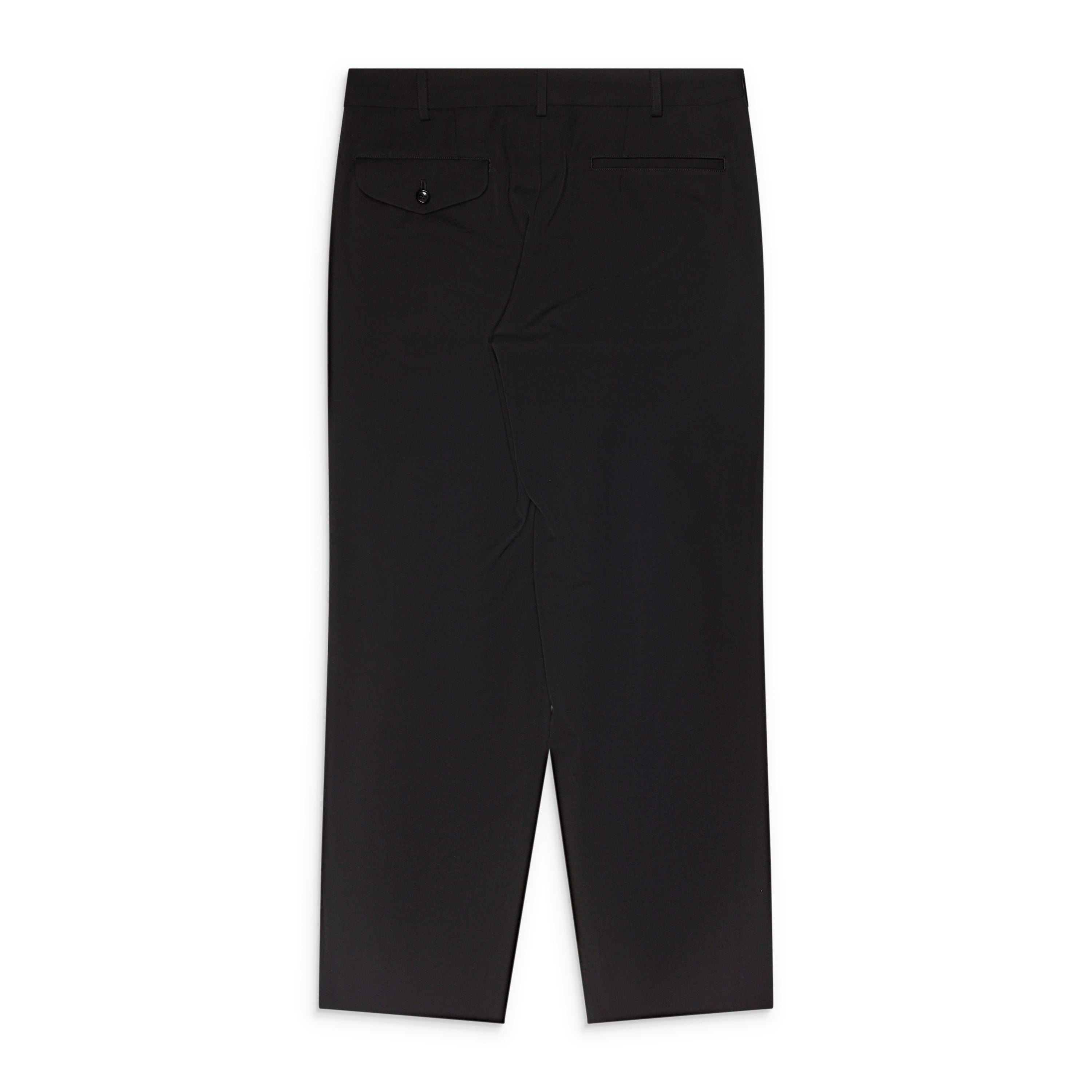 Comme Des Garcons Homme Plus Slim Trousers With Zips Black – ESSXNYC