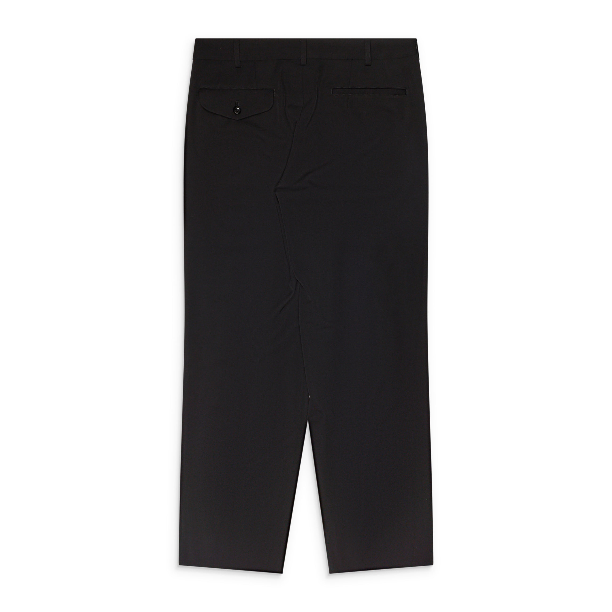Comme Des Garcons Homme Plus Slim Trousers With Zips Black