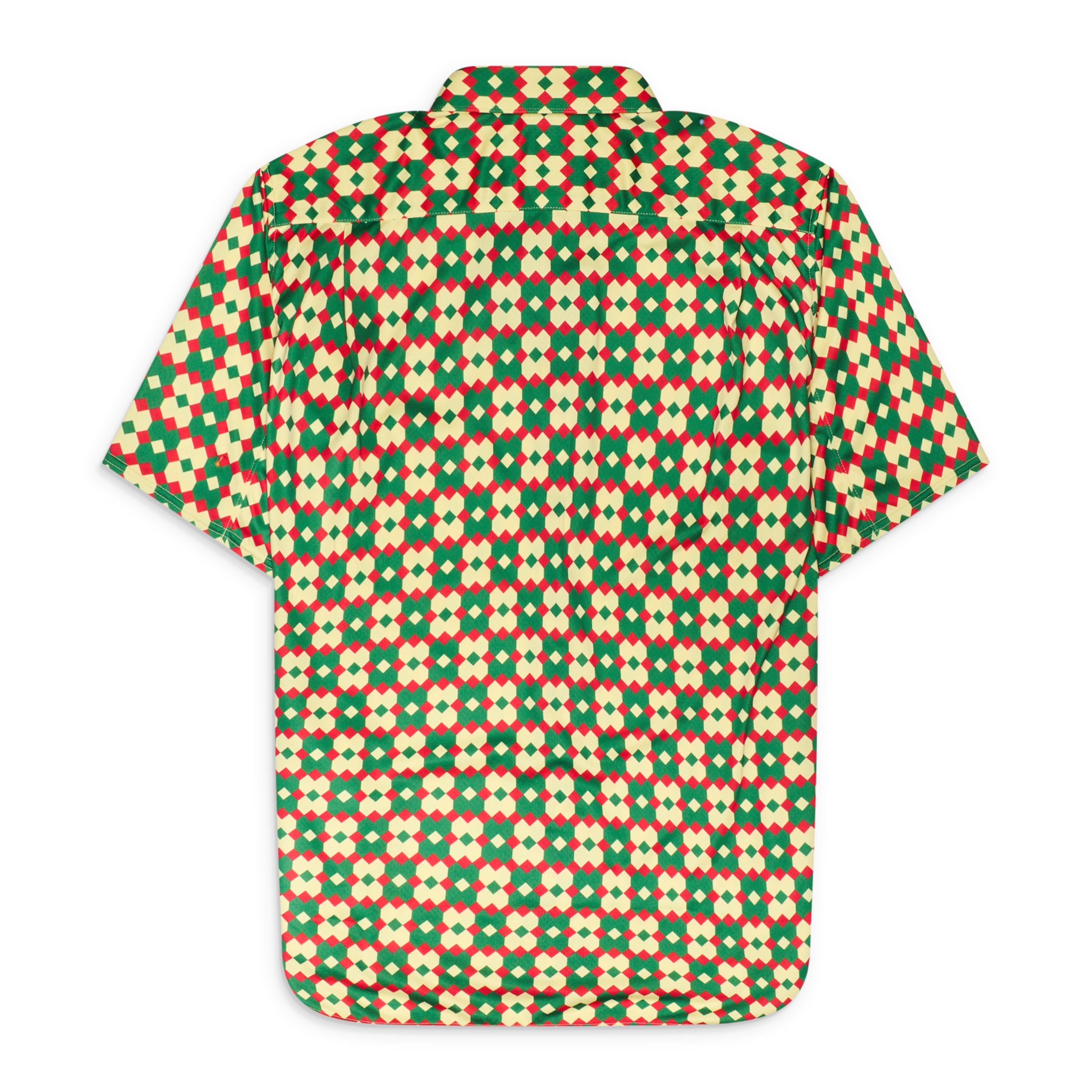 Comme Des Garcons Homme Plus Printed Short Sleeve Shirt Multicolor