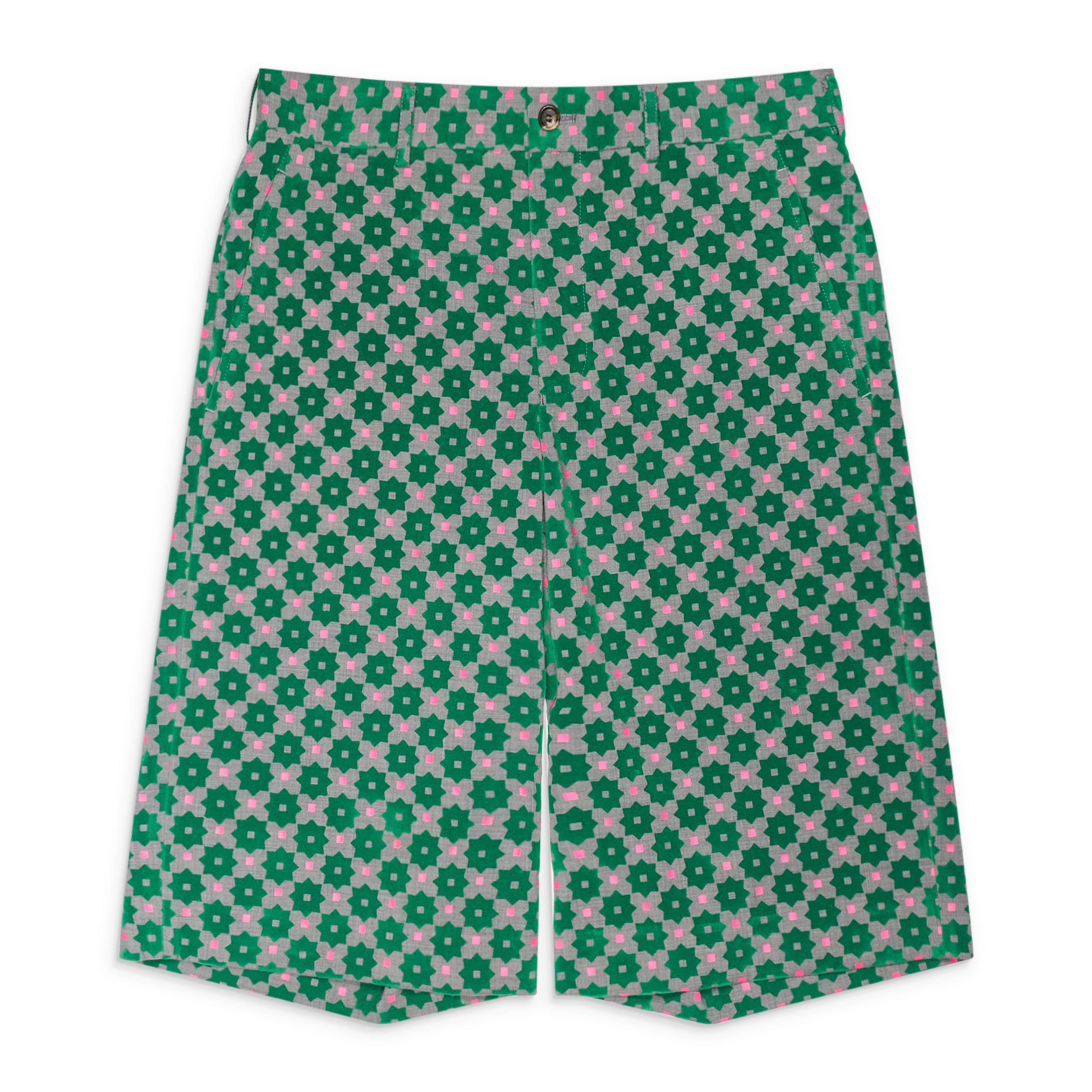 Comme Des Garcons Homme Plus Printed Shorts Multicolor