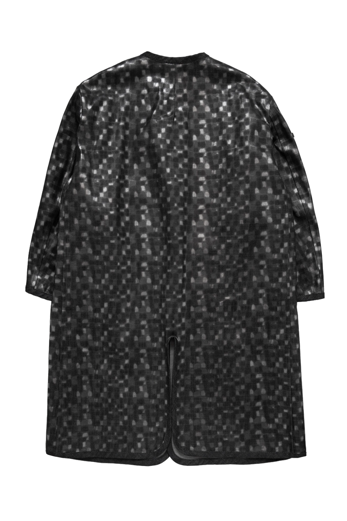 Cdg Homme Plus Denim Mixed Fabric Coat Indigo