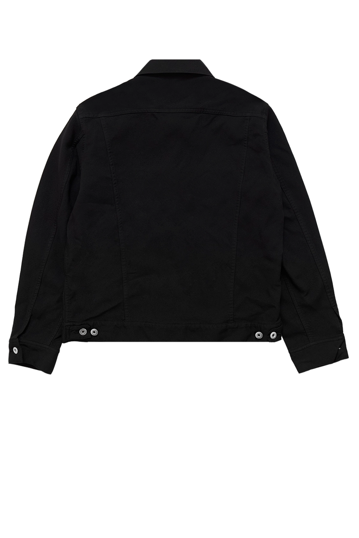 Cdg Black Trucker Jacket With Studs Black Back