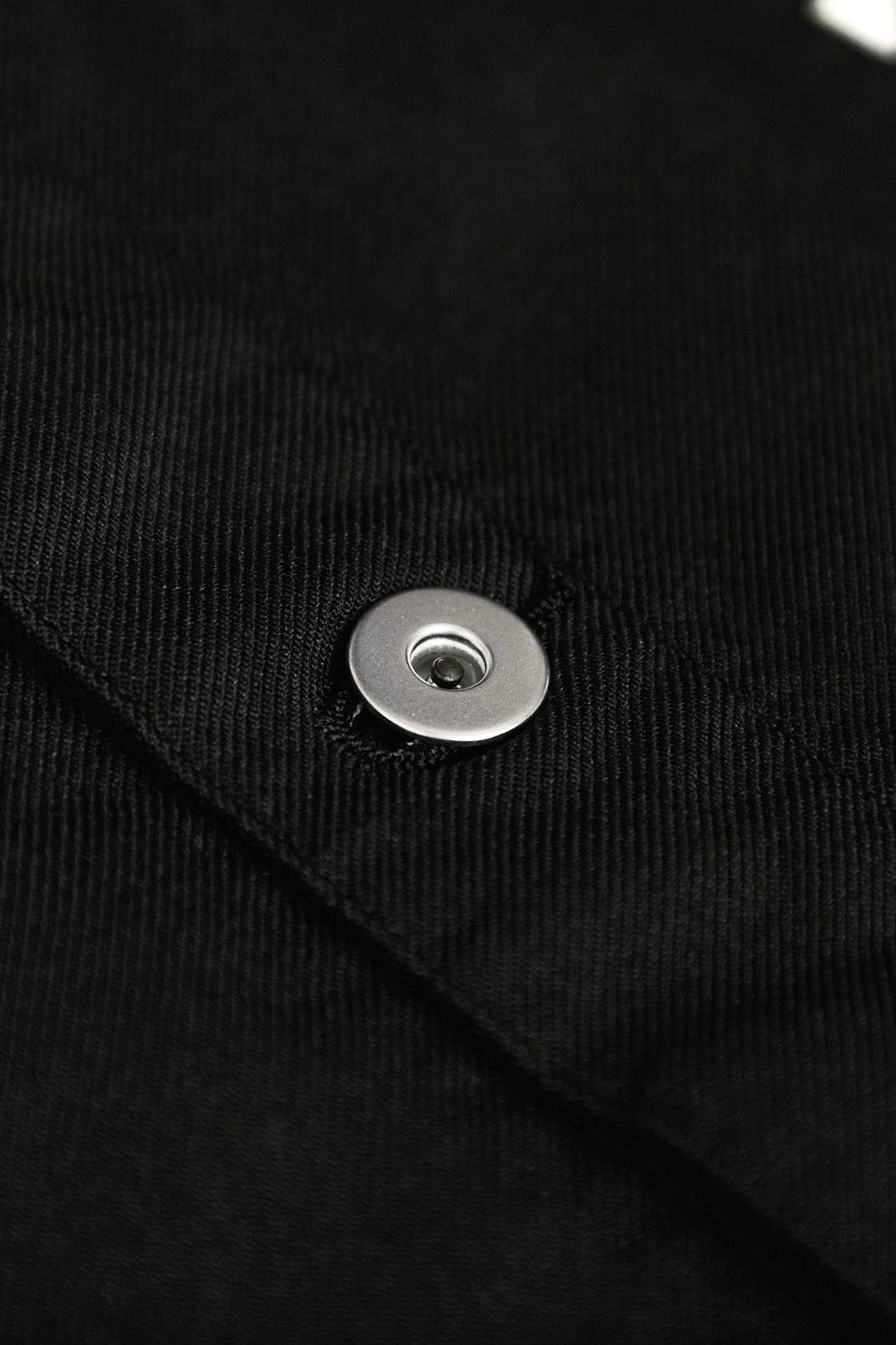 Cdg Black Trucker Jacket With Studs Black Detail