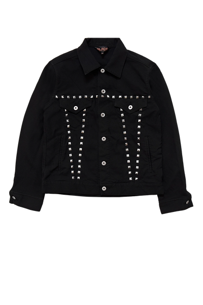 COMME des GARÇONS BLACK Trucker Jacket Comme Des Garcons Black Trucker Jacket With Studs Black – ESSXNYC