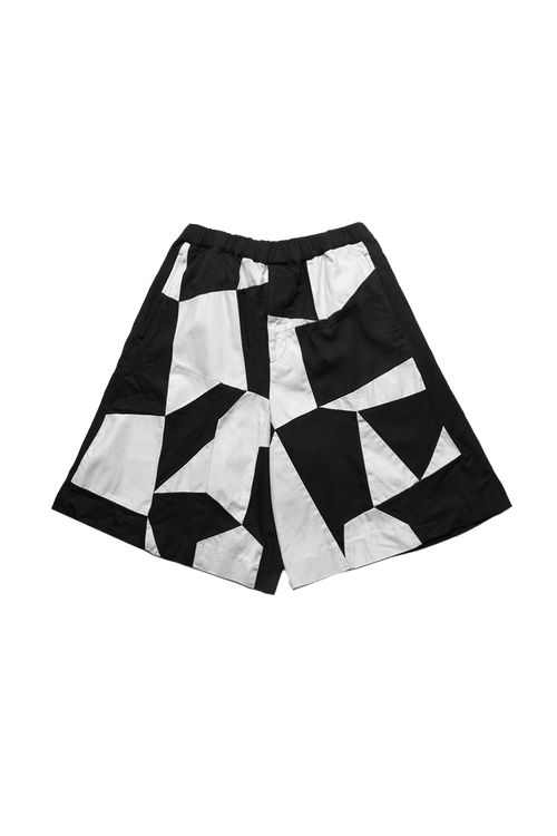 CDG Patchwork Elastic Shorts – ESSXNYC