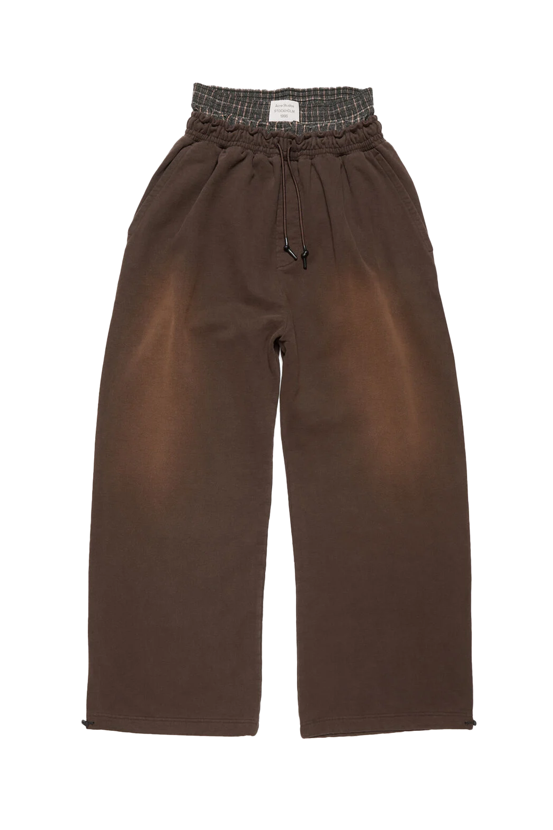 Acne Studios Layered Sweatpants Dark Brown