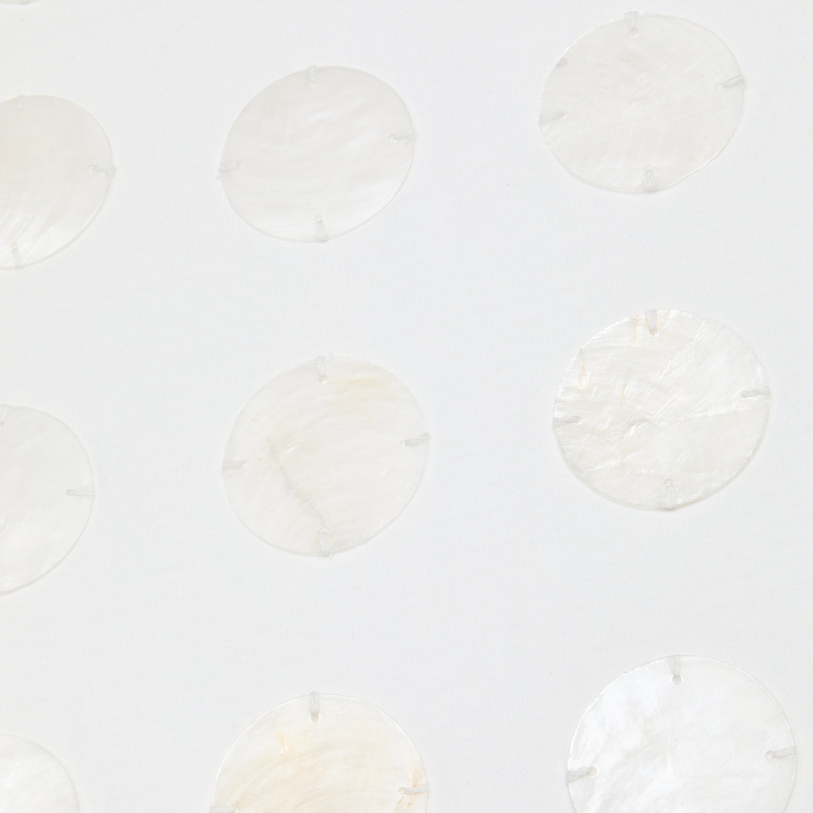 Conner Ives Mother of Pearl Pailette Maxi Skirt White