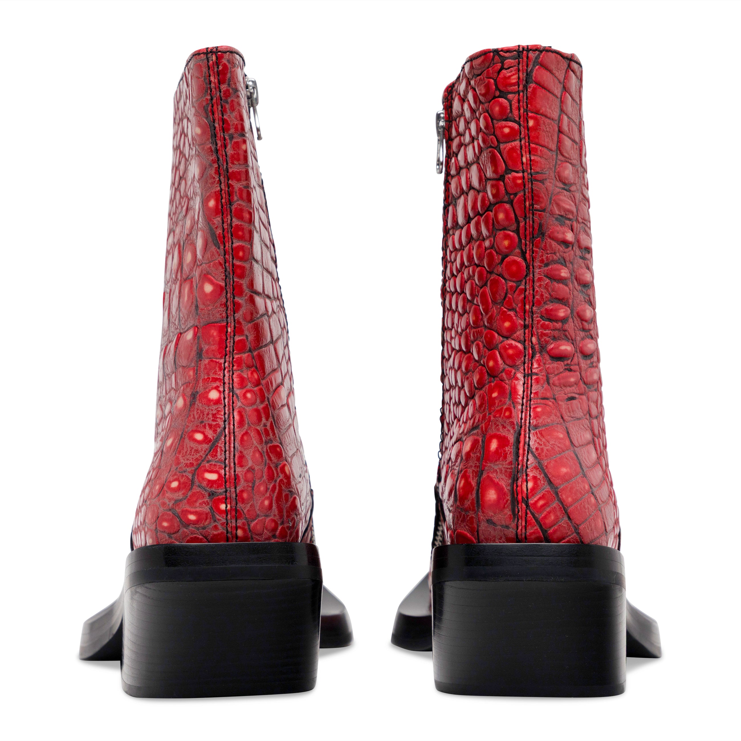 Camper Lab Quetal Boot Red back heel