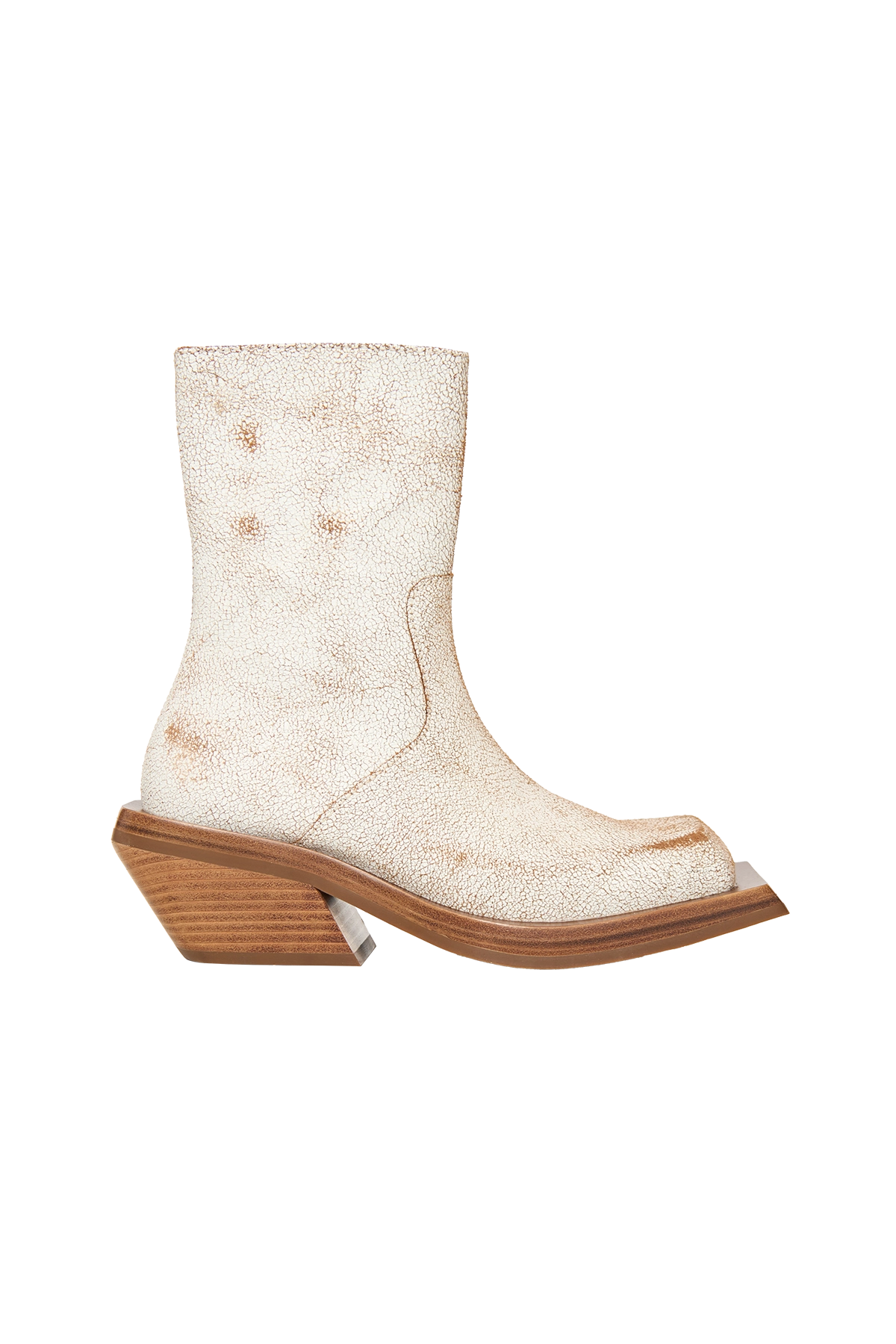 Camper Lab Distressed Leather Gasso Boot White