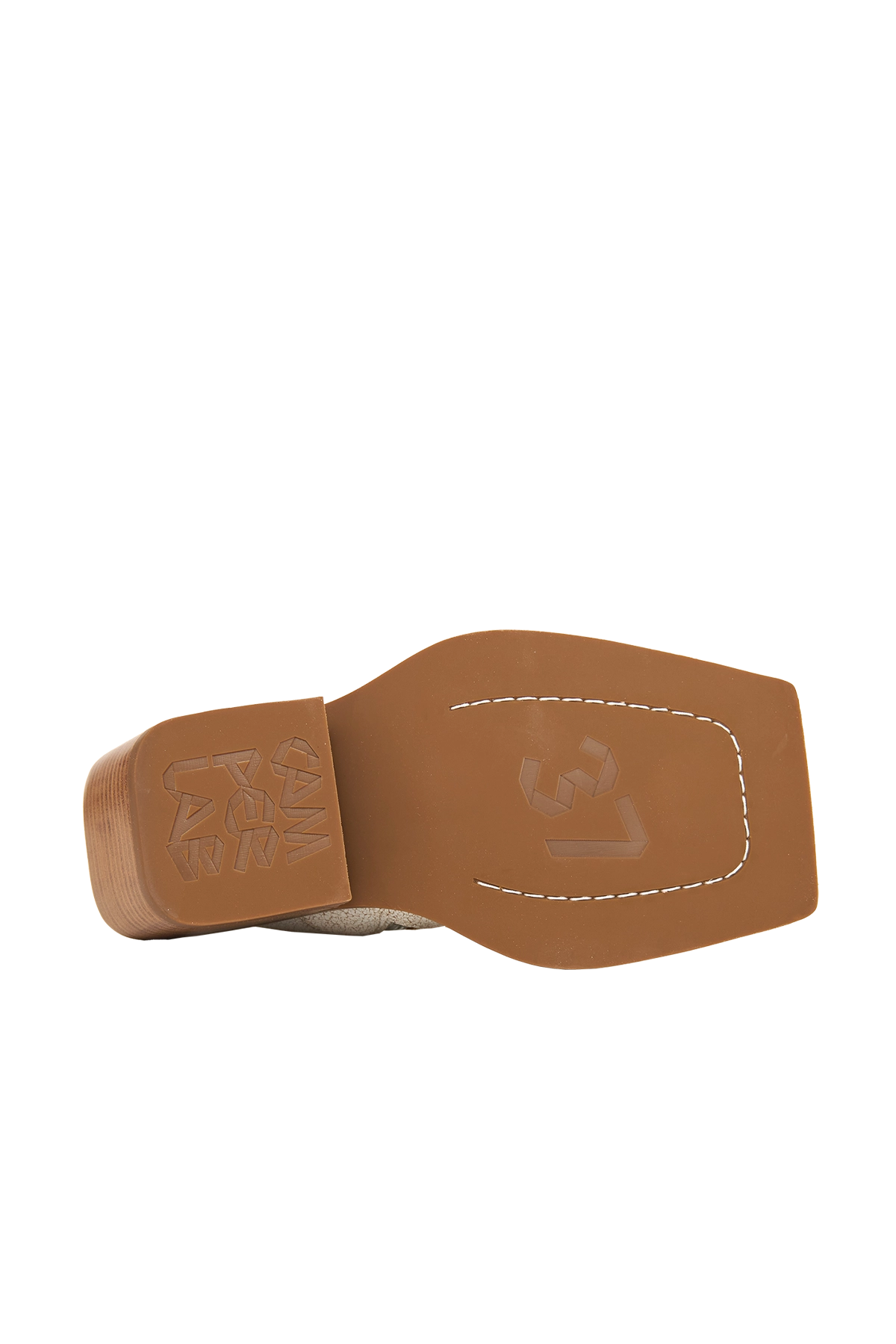 Camper Lab Distressed Leather Gasso Boot White 3