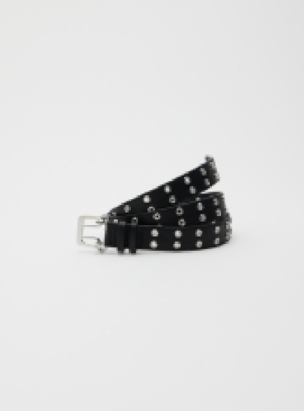 AMBUSH Grommet Leather Belt Black