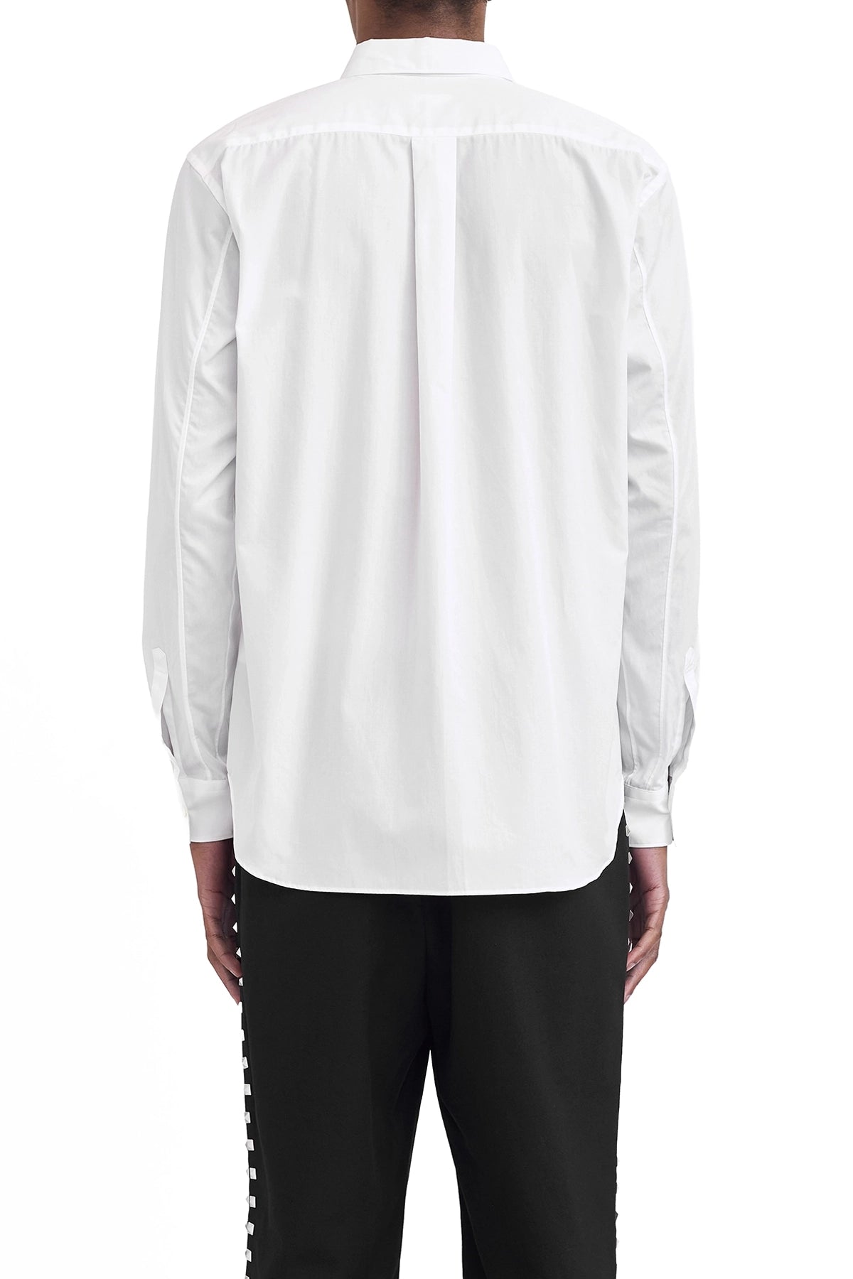 Comme Des Garcons Black Studded Poplin Shirt – ESSXNYC Comme Des Garcons Black Studded Poplin Shirt – ESSXNYC