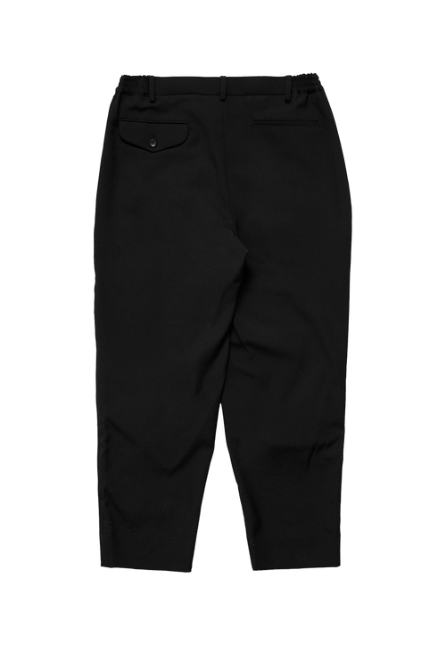 パンツ CDG POLYESTER TWILL PANTS Comme Des Garçons Polyester Twill Pants - Black | Garmentory
