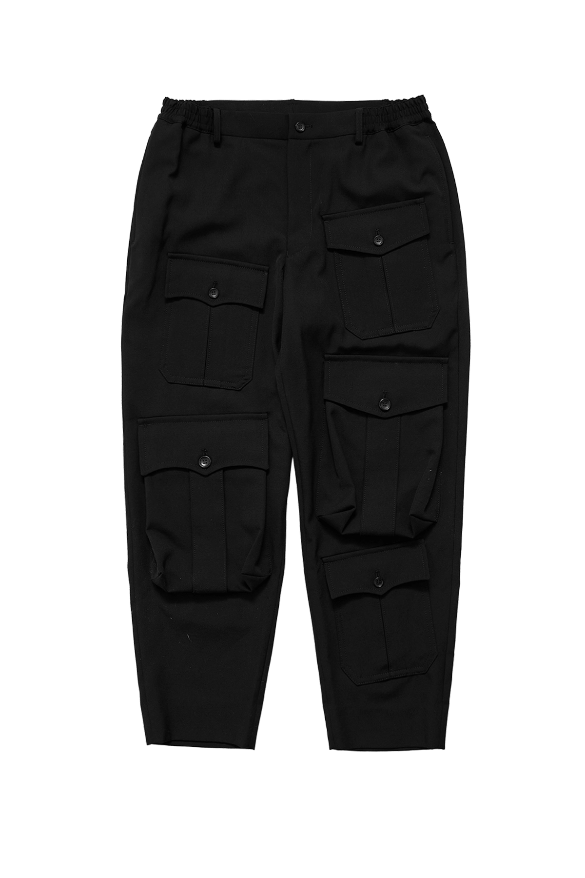Cdg Homme Plus Trousers With Pockets Black 3