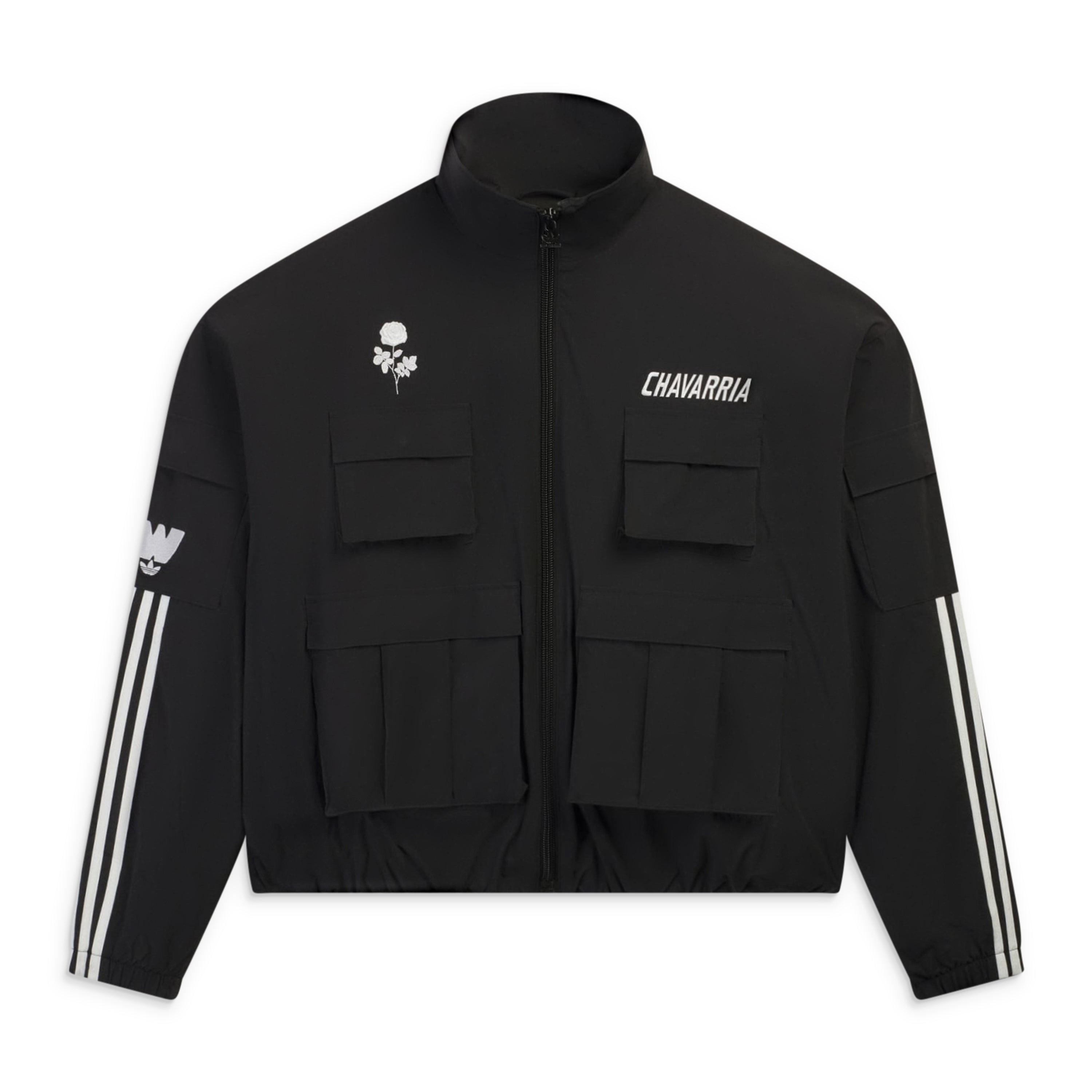 Adidas x Willy Chavarria Cargo Track Jacket Black – ESSXNYC