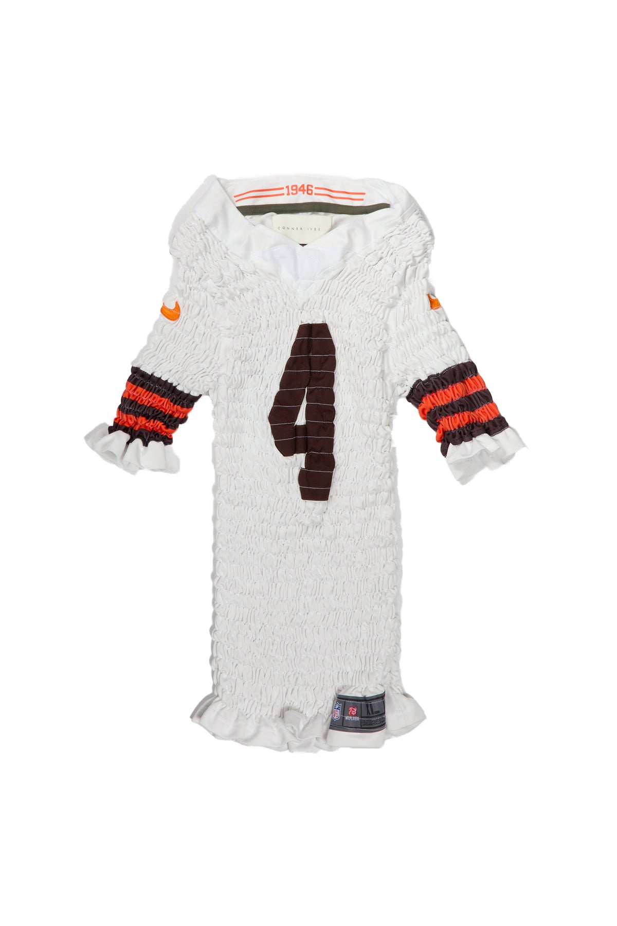 Conner Ives Reconstituted Shirred Us
Football Jersey Multi