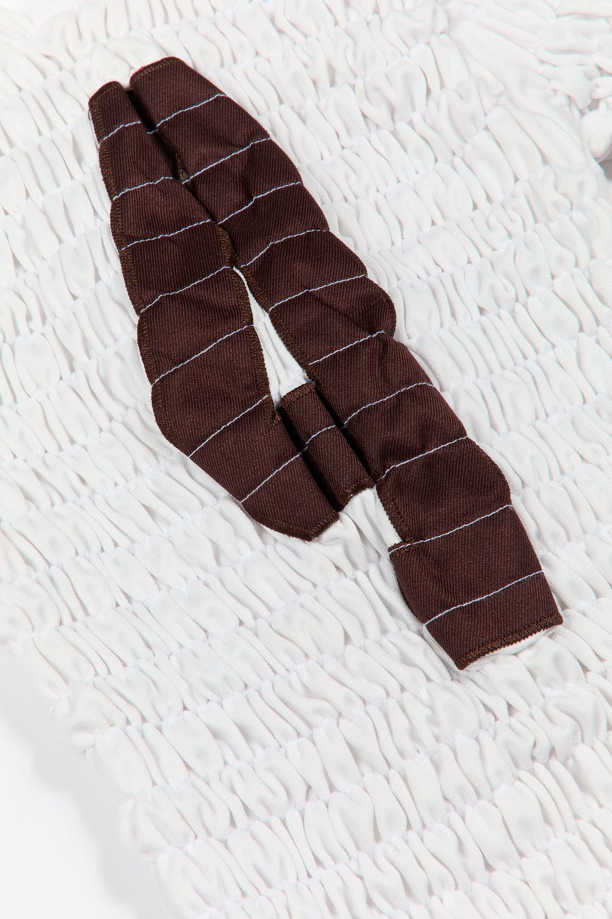 Conner Ives Reconstituted Shirred Us
Football Jersey Multi