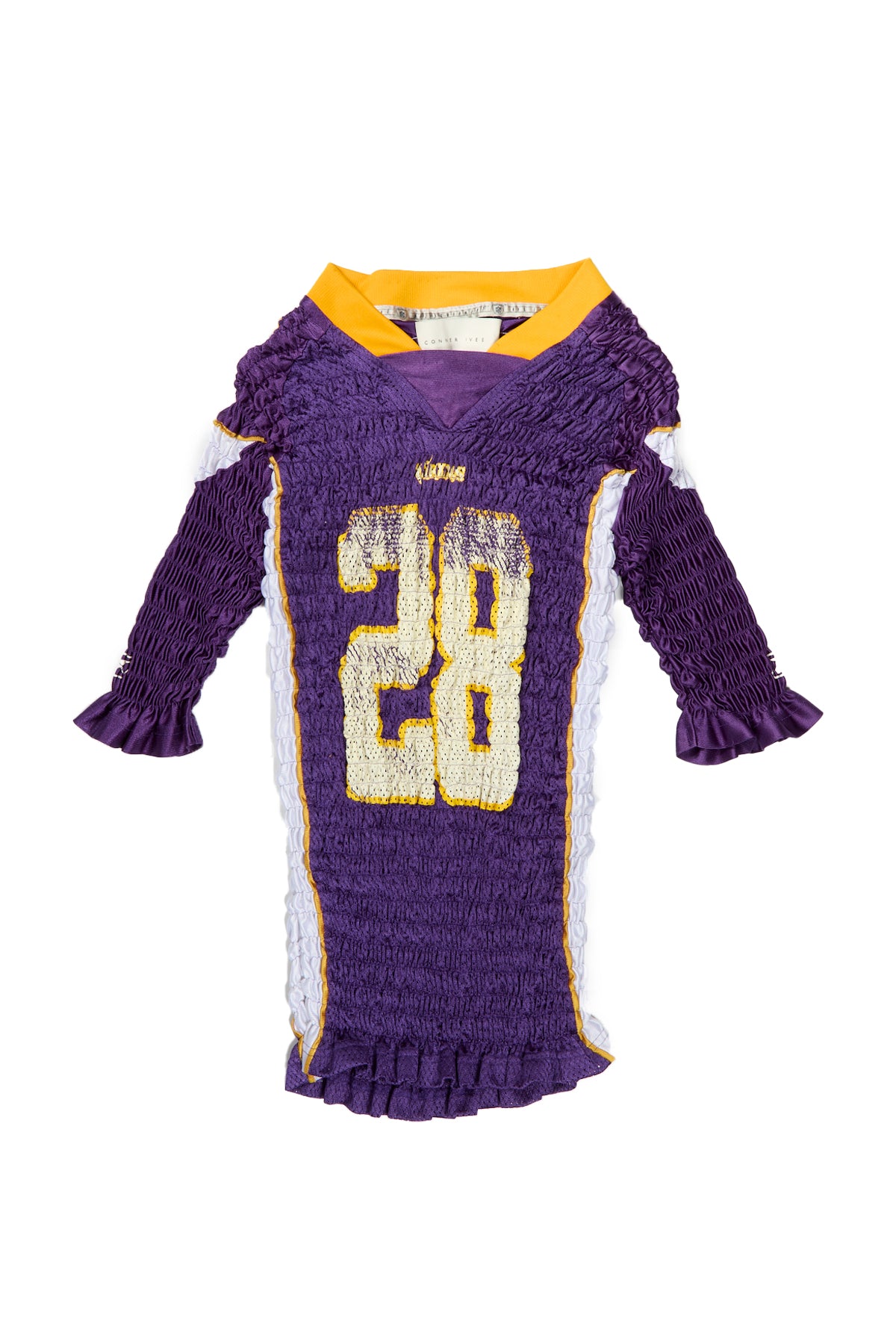 Conner Ives Reconstituted Shirred Us
Football Jersey Multi