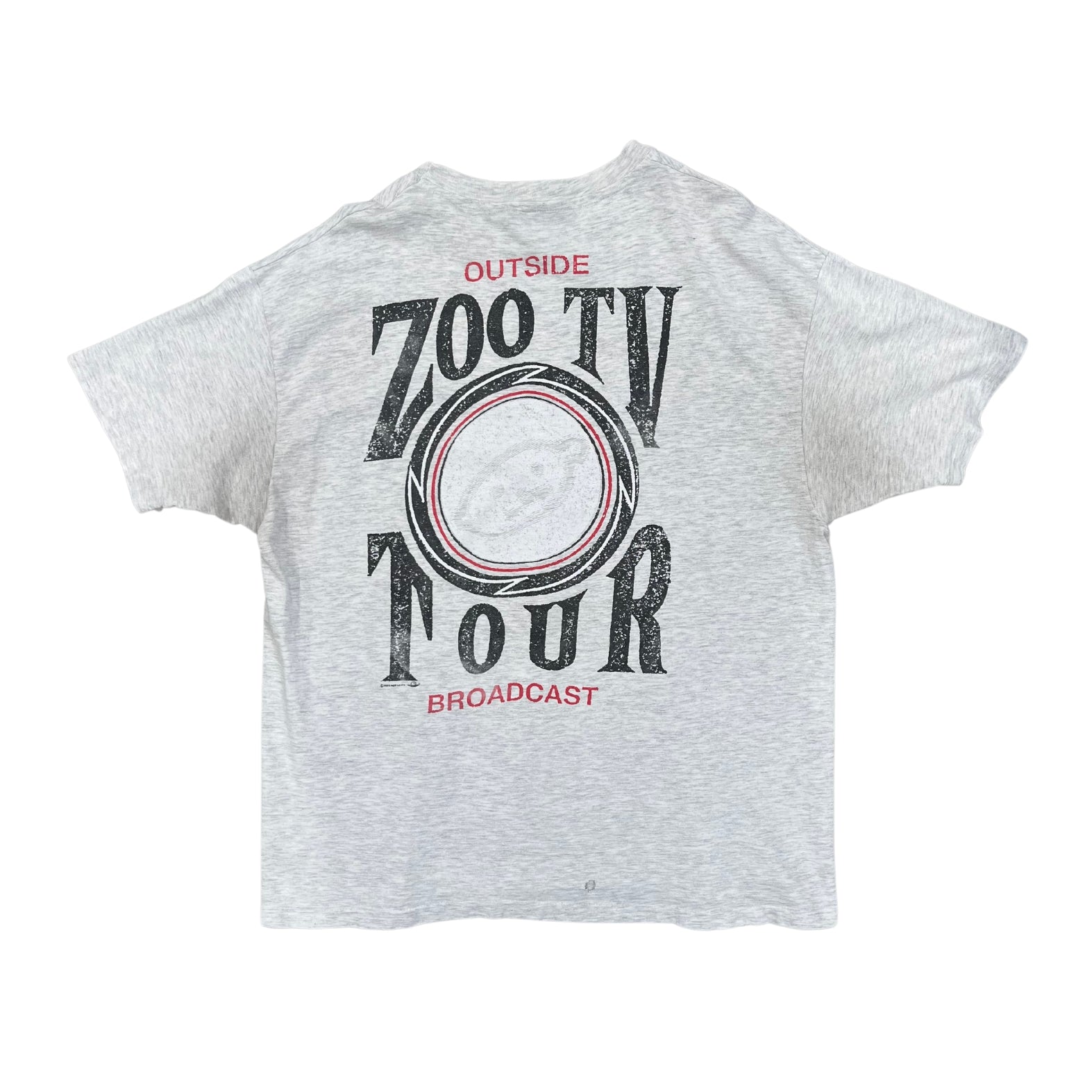 Mr. X U2 Zoo Tv Live Vintage 1992 Vintage T-Shirt Gray 10003