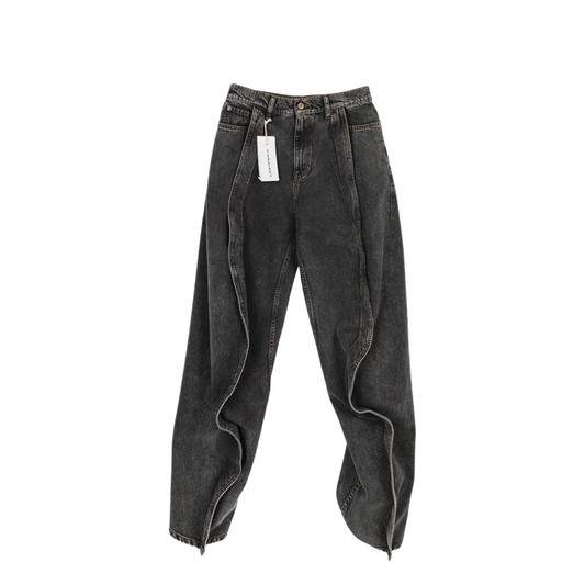Y/PROJECT EVERGREEN BANANA JEANS BLACK