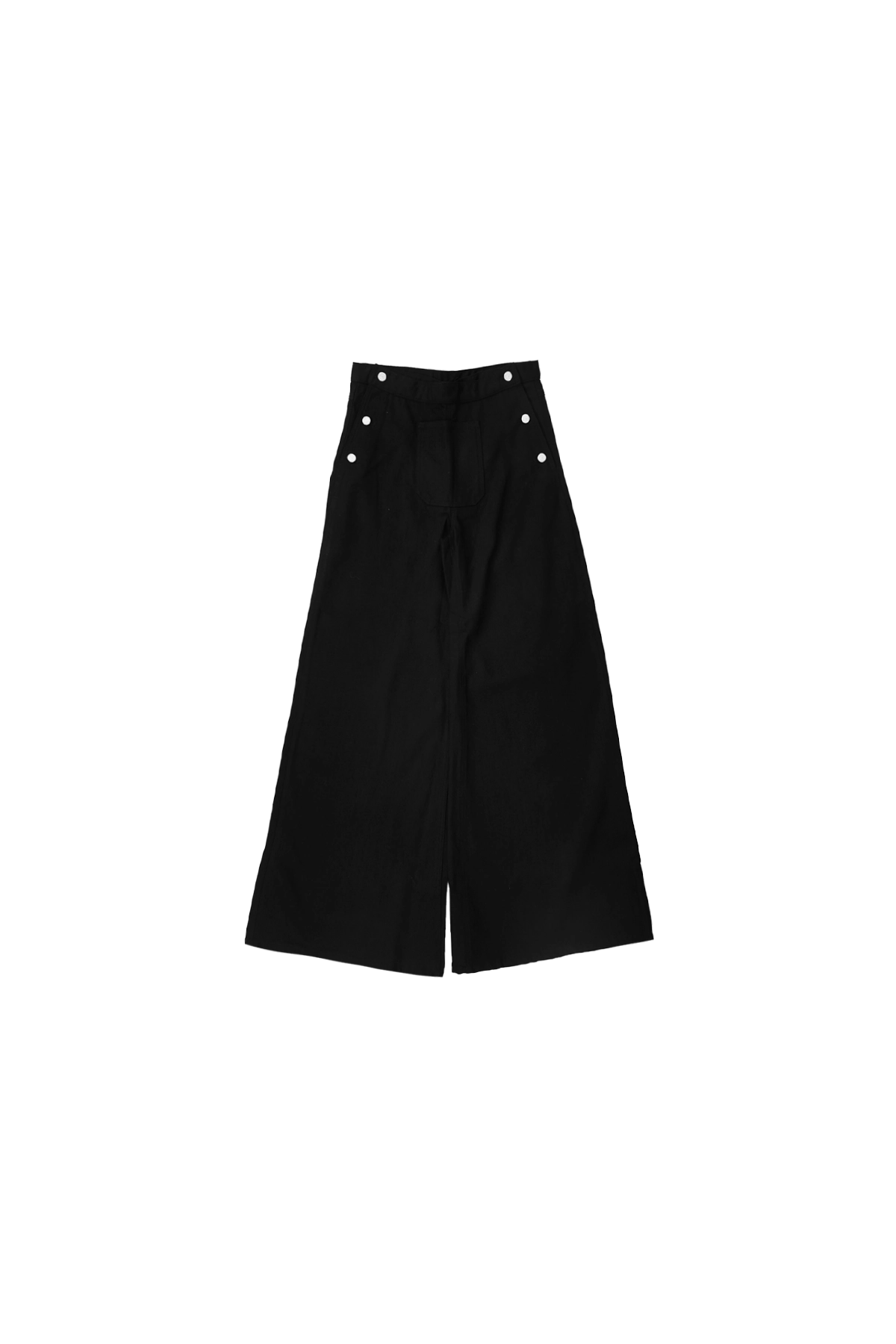 Courreges One Pocket Denim Baggy Pants Black