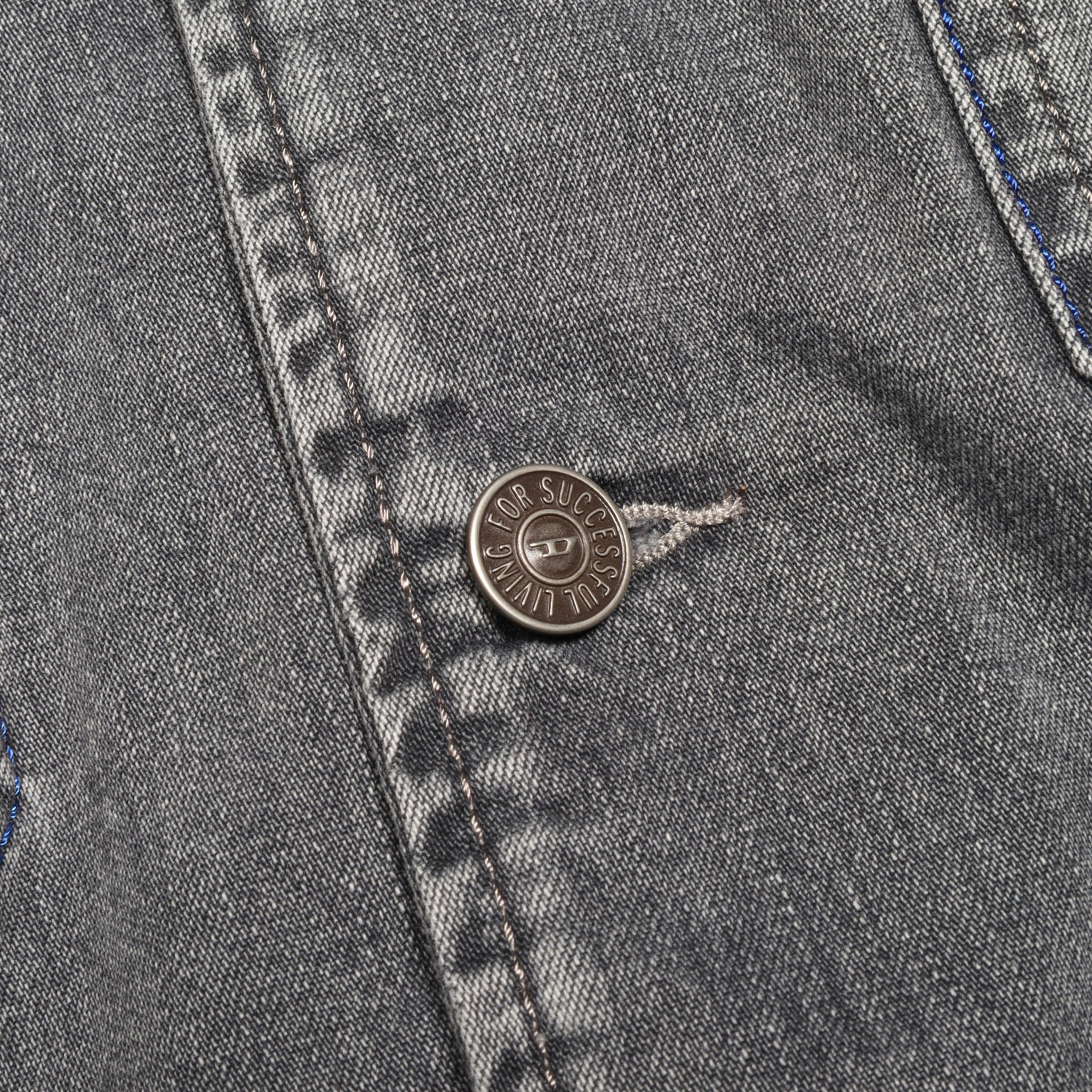 Diesel D Stack Denim Jacket Grey