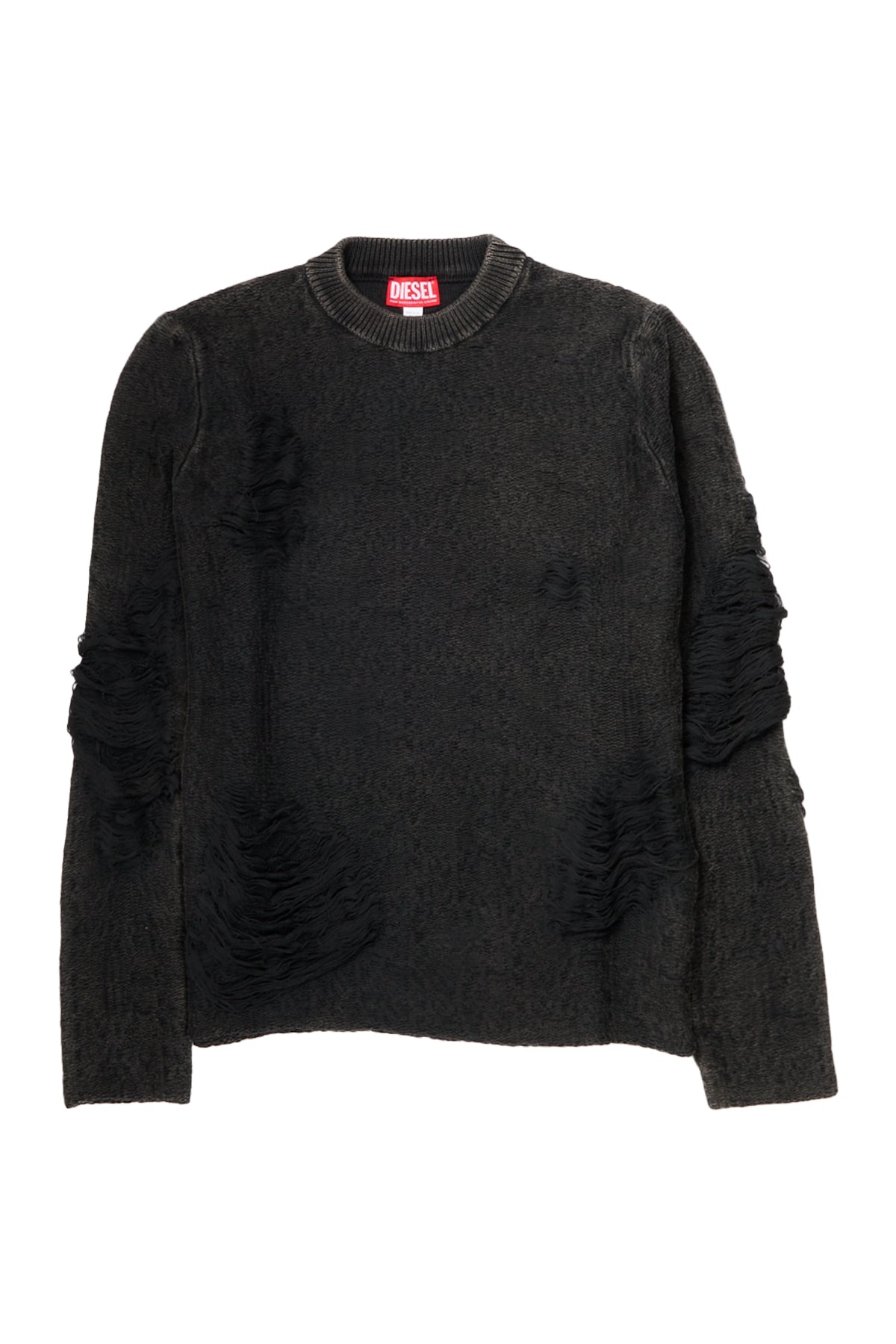 Diesel Distressed Sweater Black
