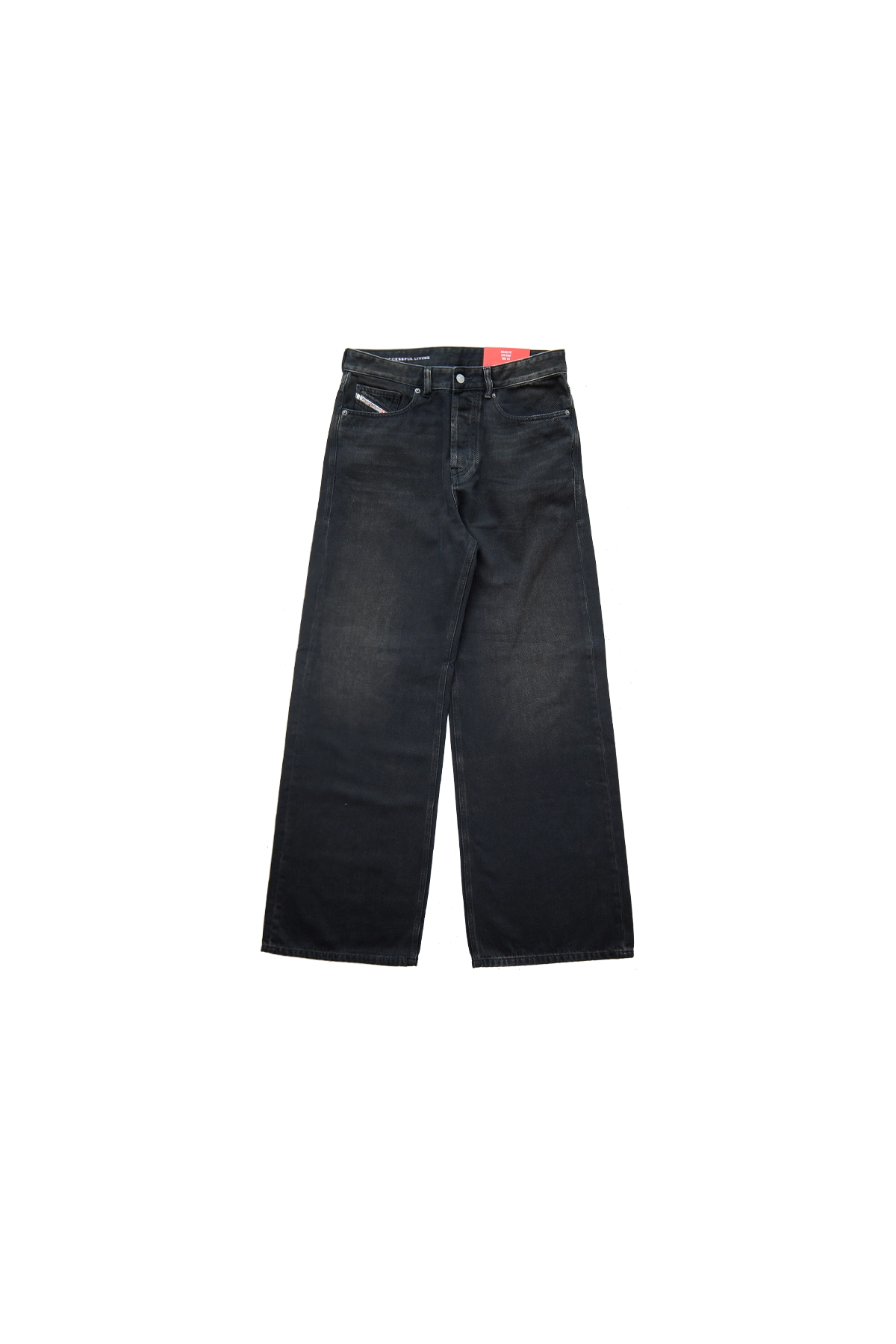 Diesel Wide Leg Denim Jeans