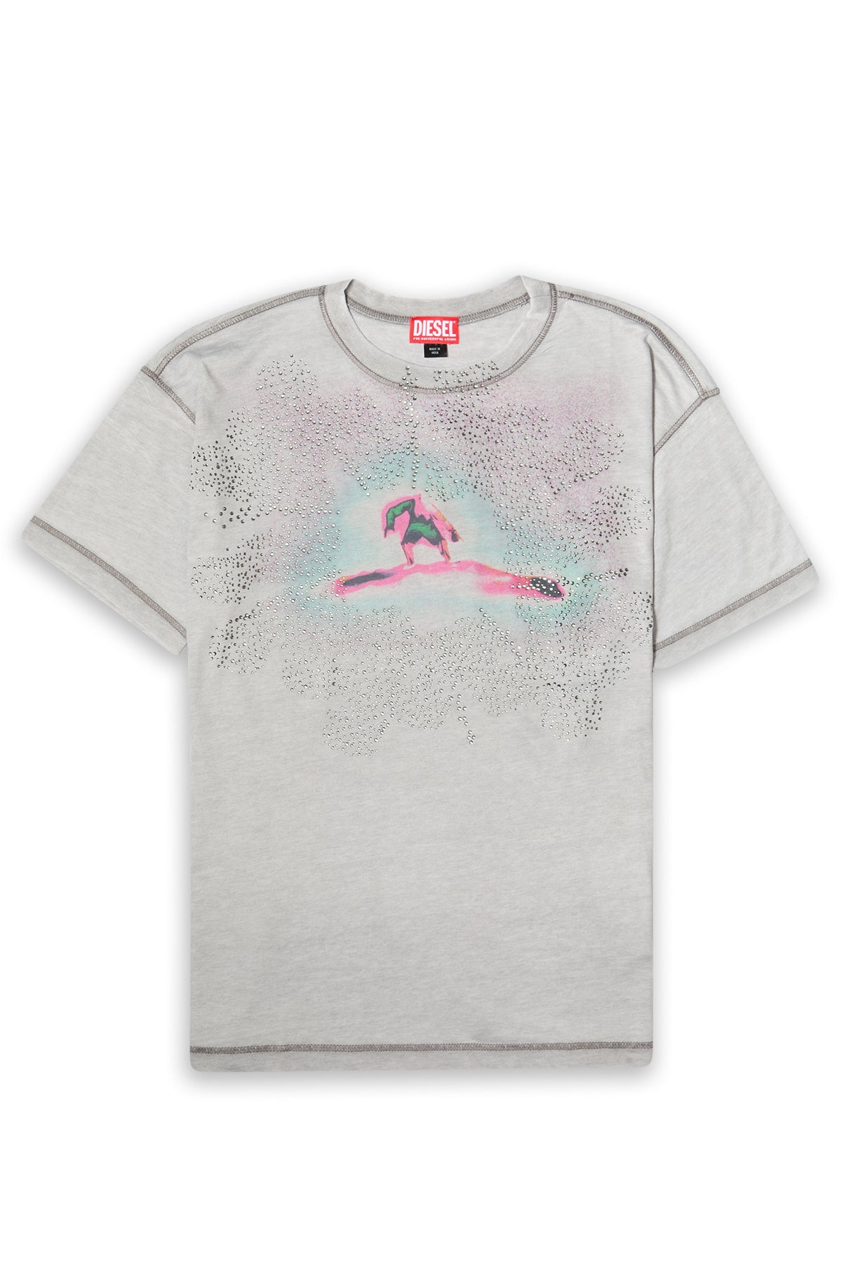 Diesel Studded Surfer T-Shirt Grey – ESSXNYC