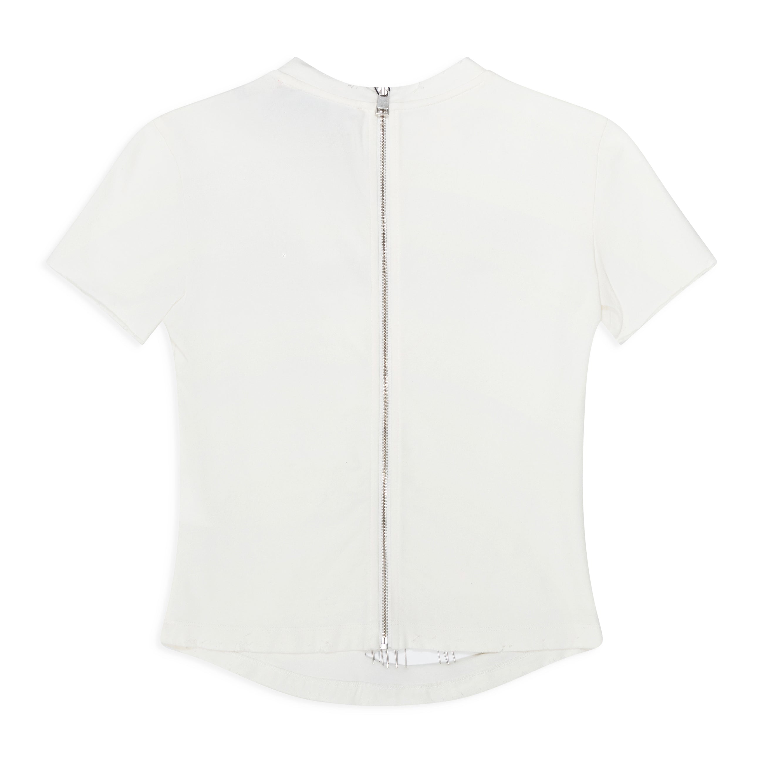 Dilara Findikoglu Safety Pin T-Shirt White detail