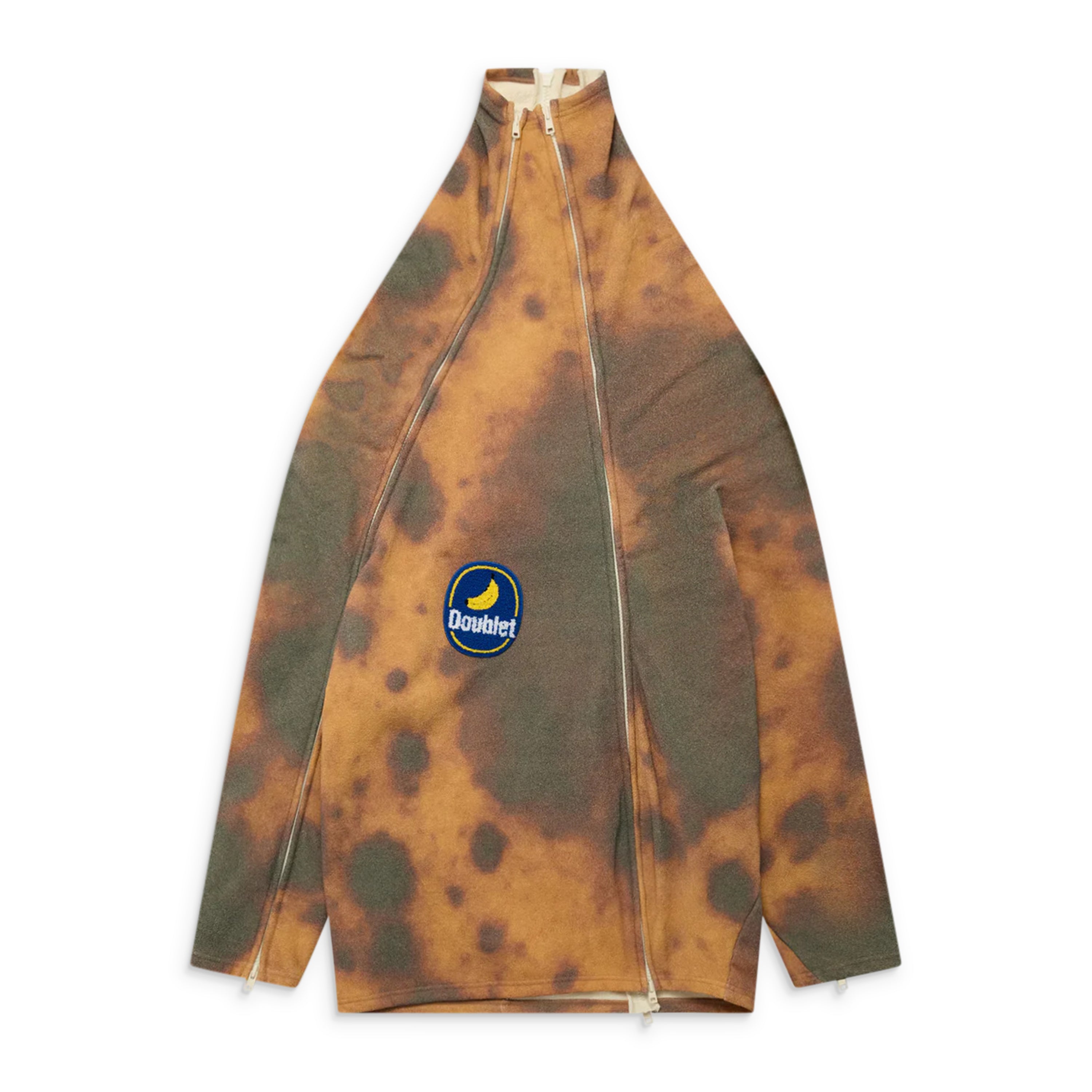 Doublet Peelable Banana Hoodie Brown