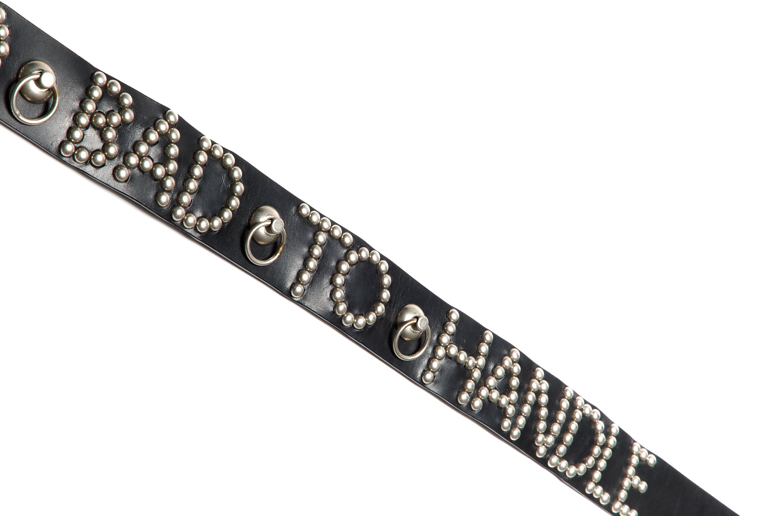 Doublet "Too Bad To Handle" Studded Belt
 Black