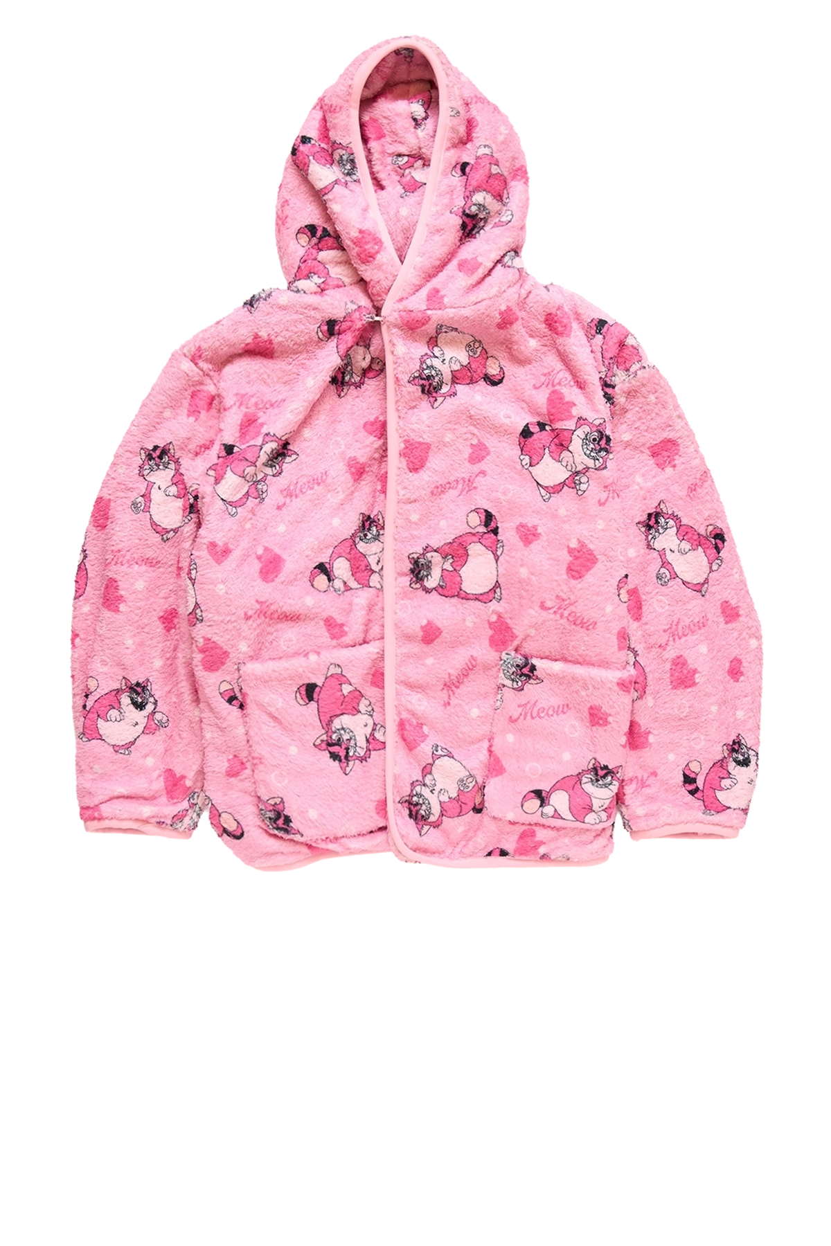 DOUBLETCARTOONPRINTBLANKETCOAT