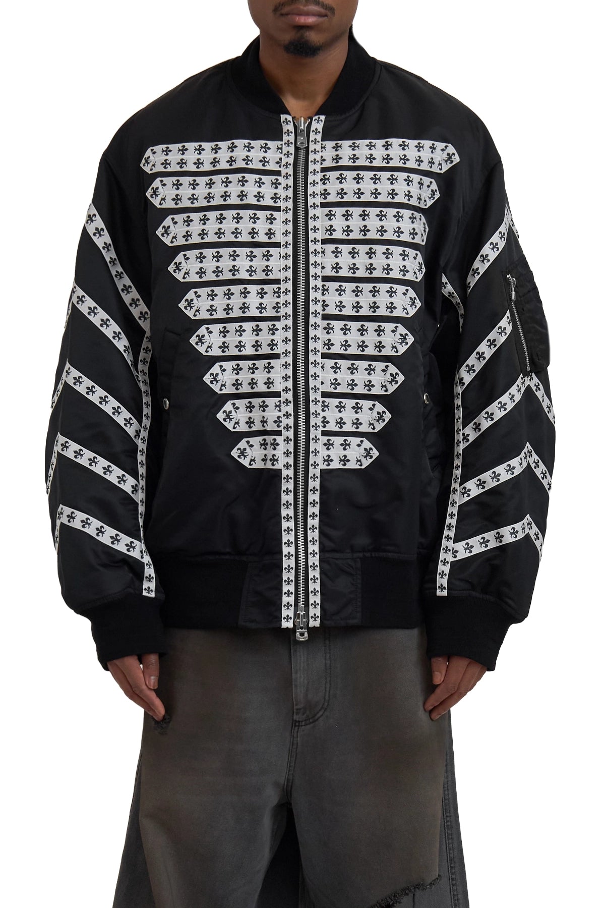 TAKAHIROMIYASHITA TheSoloist. Huge Brit Bomber Jacket. Black – ESSXNYC