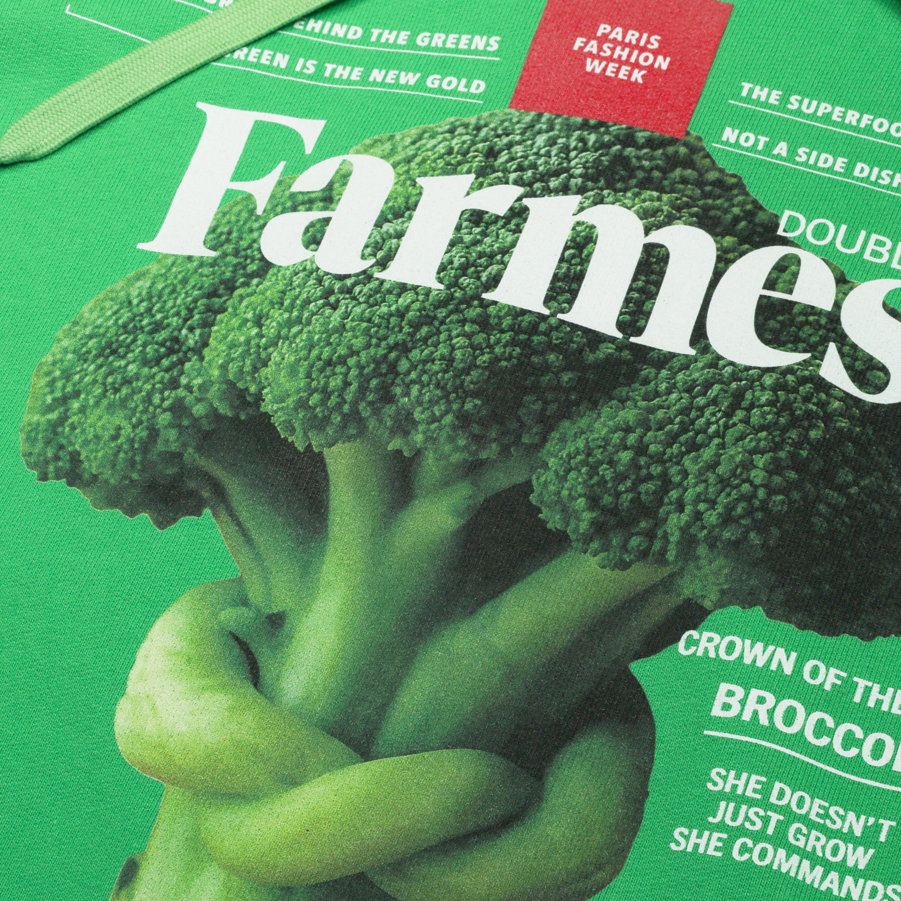 Doublet Farmes Magazine Cover Hoodie Green – ESSXNYC