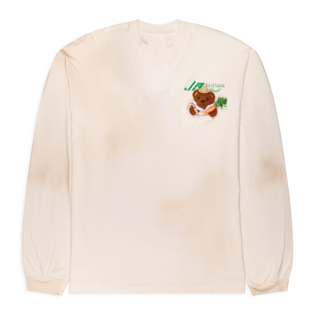 Doublet L/S T-Shirt With My Workwear Bear White – ESSXNYC